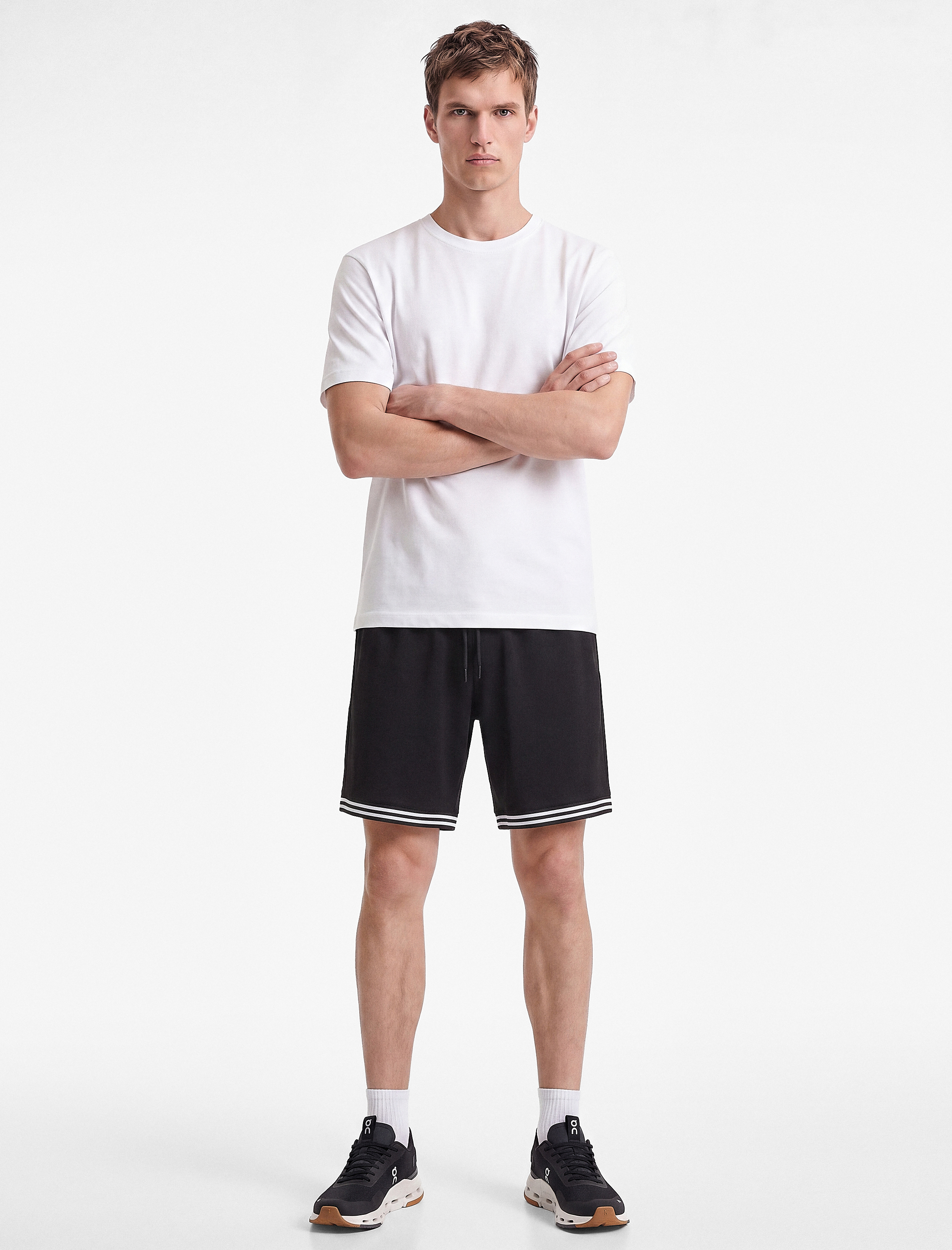   Pamuklu Regular Fit Kısa Kollu Bisiklet Yaka Basic Spor Tişört