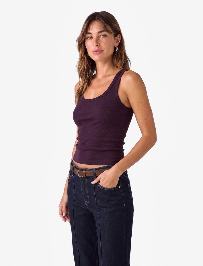  Slim Fit Pamuklu Kolsuz U Yaka Fitilli Atlet