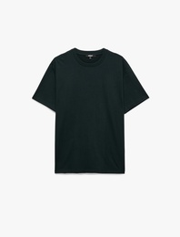 Regular Fit Bisiklet Yaka Kısa Kollu Basic Tişört