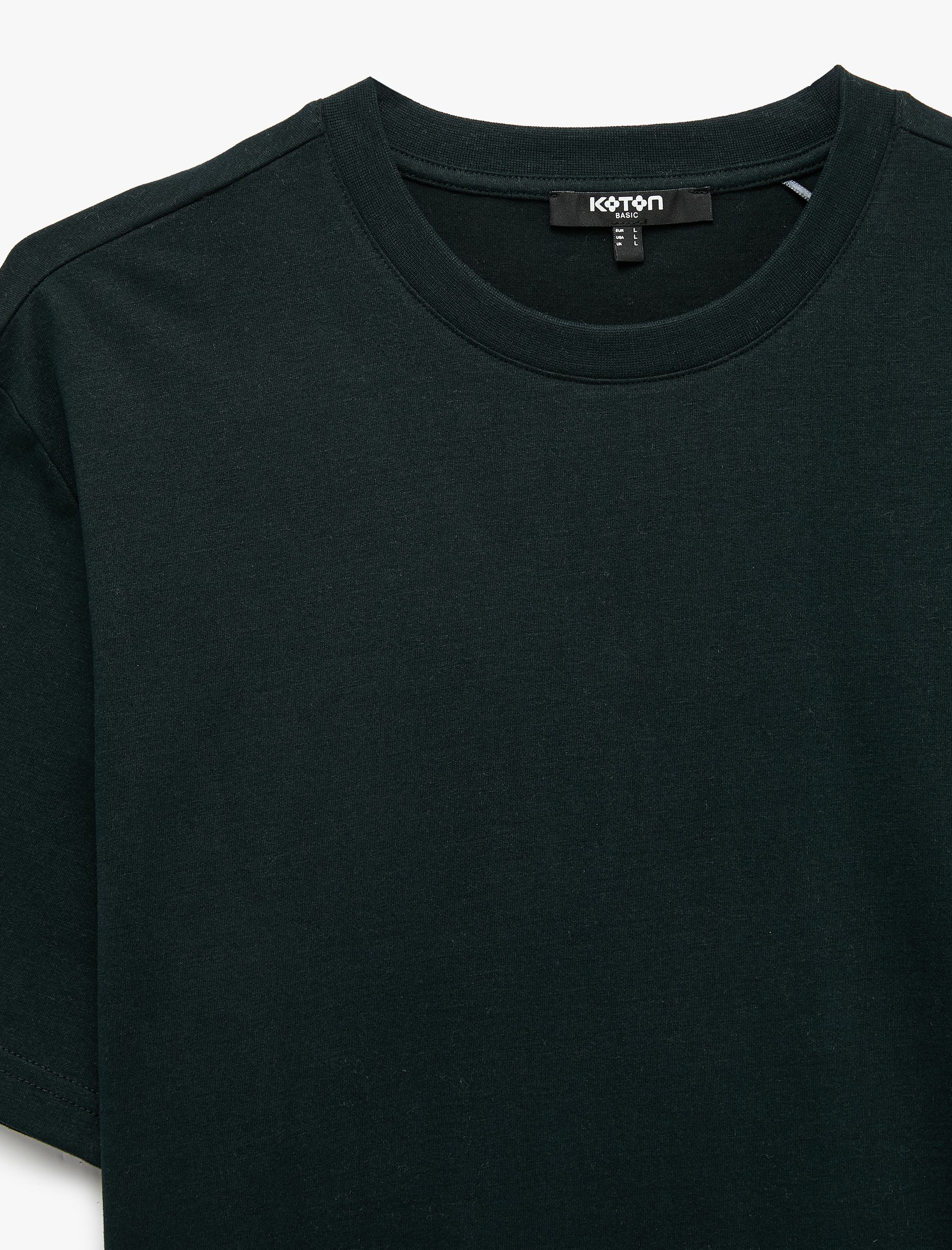   Regular Fit Bisiklet Yaka Kısa Kollu Basic Tişört