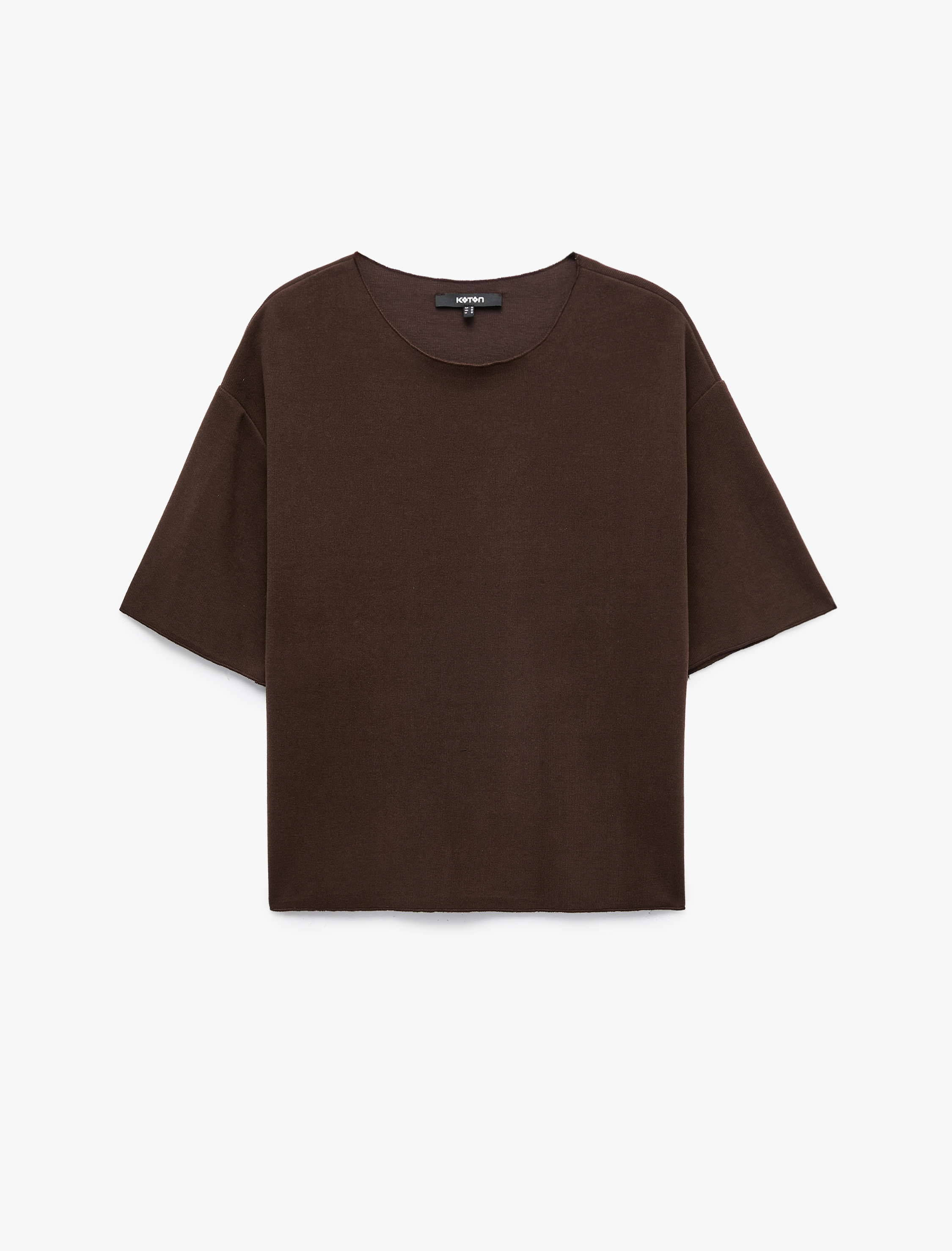   Regular Fit Bisiklet Yaka Basic Kısa Kollu Tişört