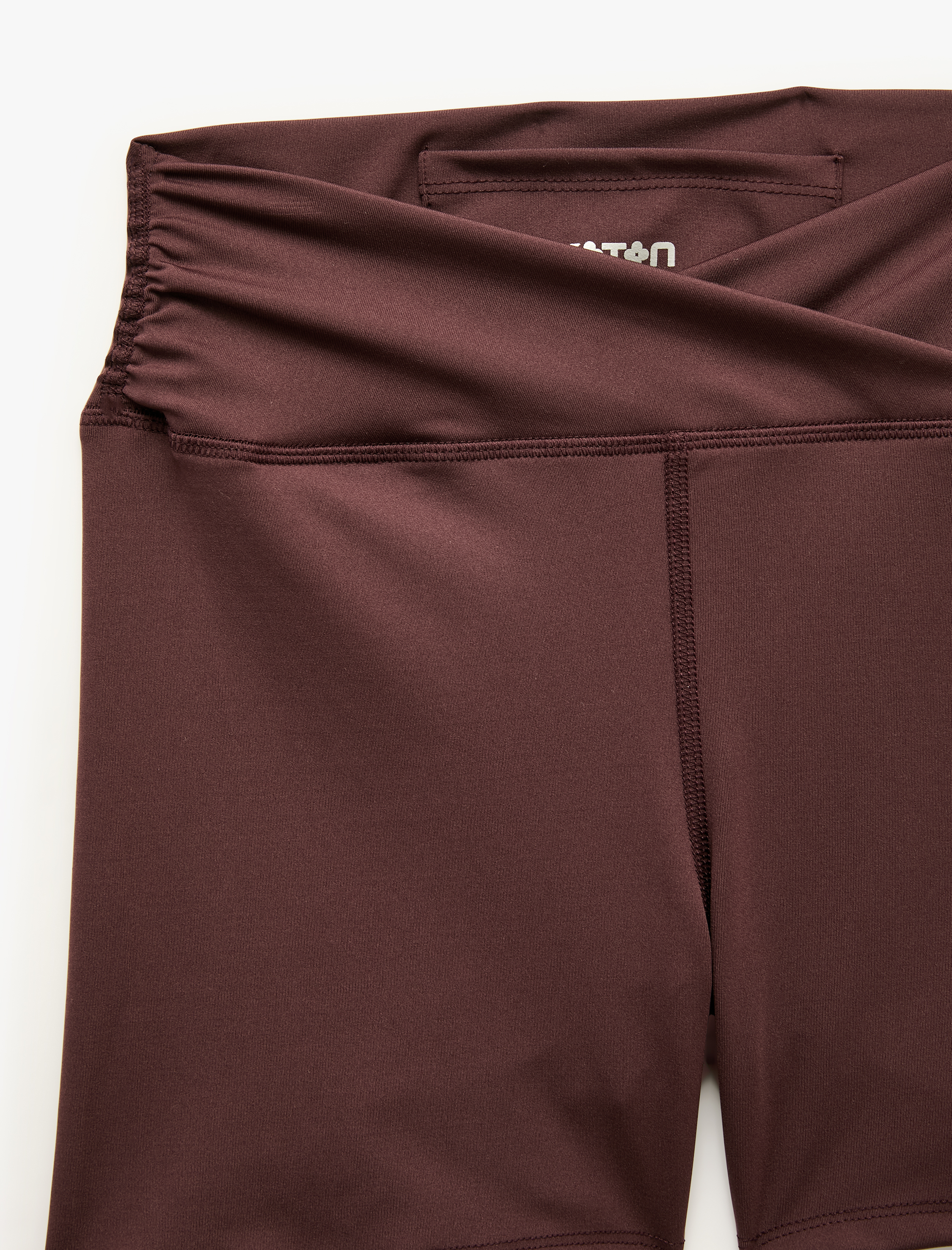   Yüksek Bel Büzgülü Skinny Fit Spor Biker Tayt