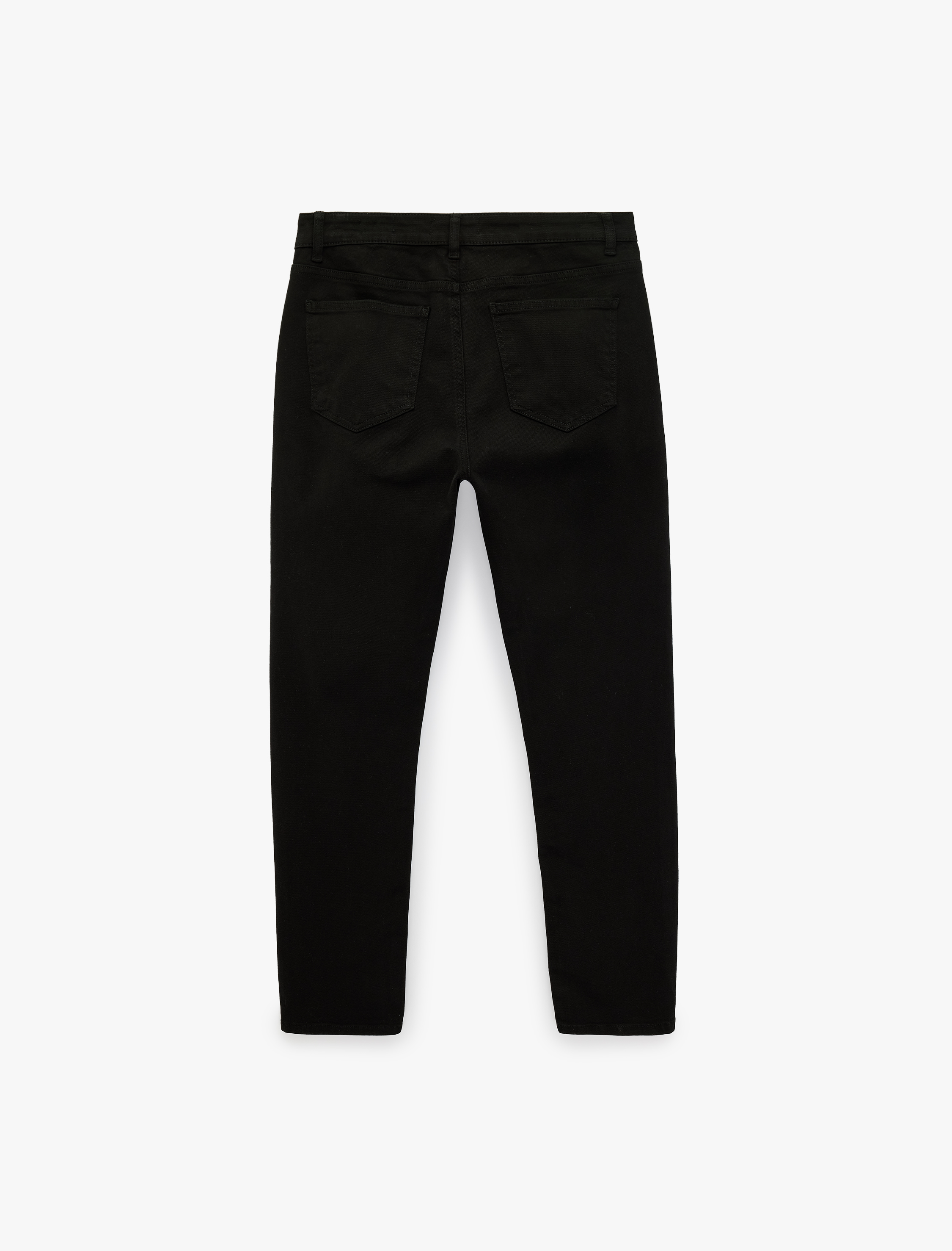   Pamuklu Cepli Düğmeli Slim Fit Pantolon