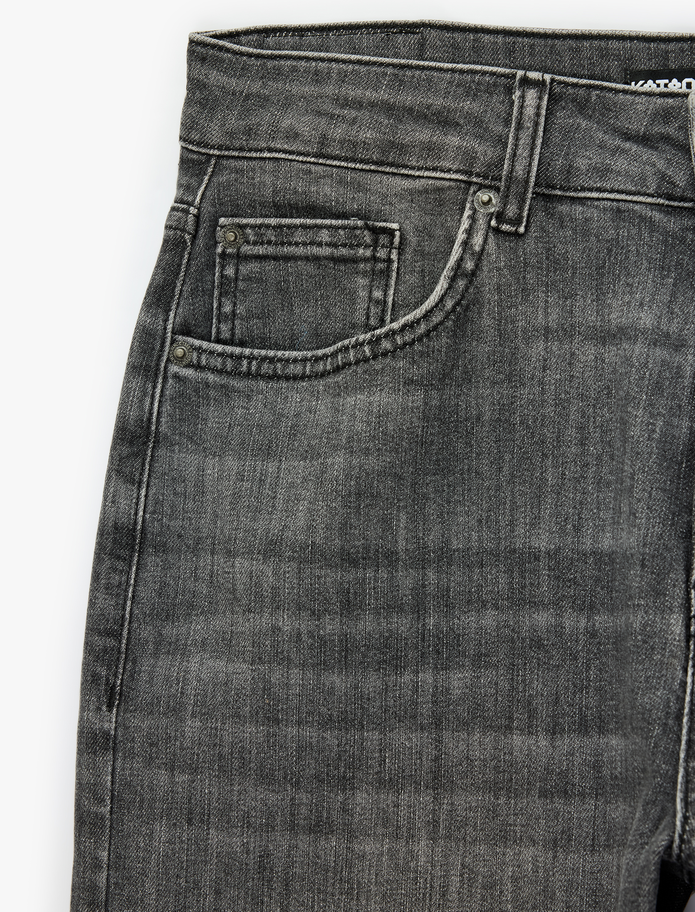   Pamuklu Normal Bel Cepli Straight Fit Jean Pantolon - Mark Jean