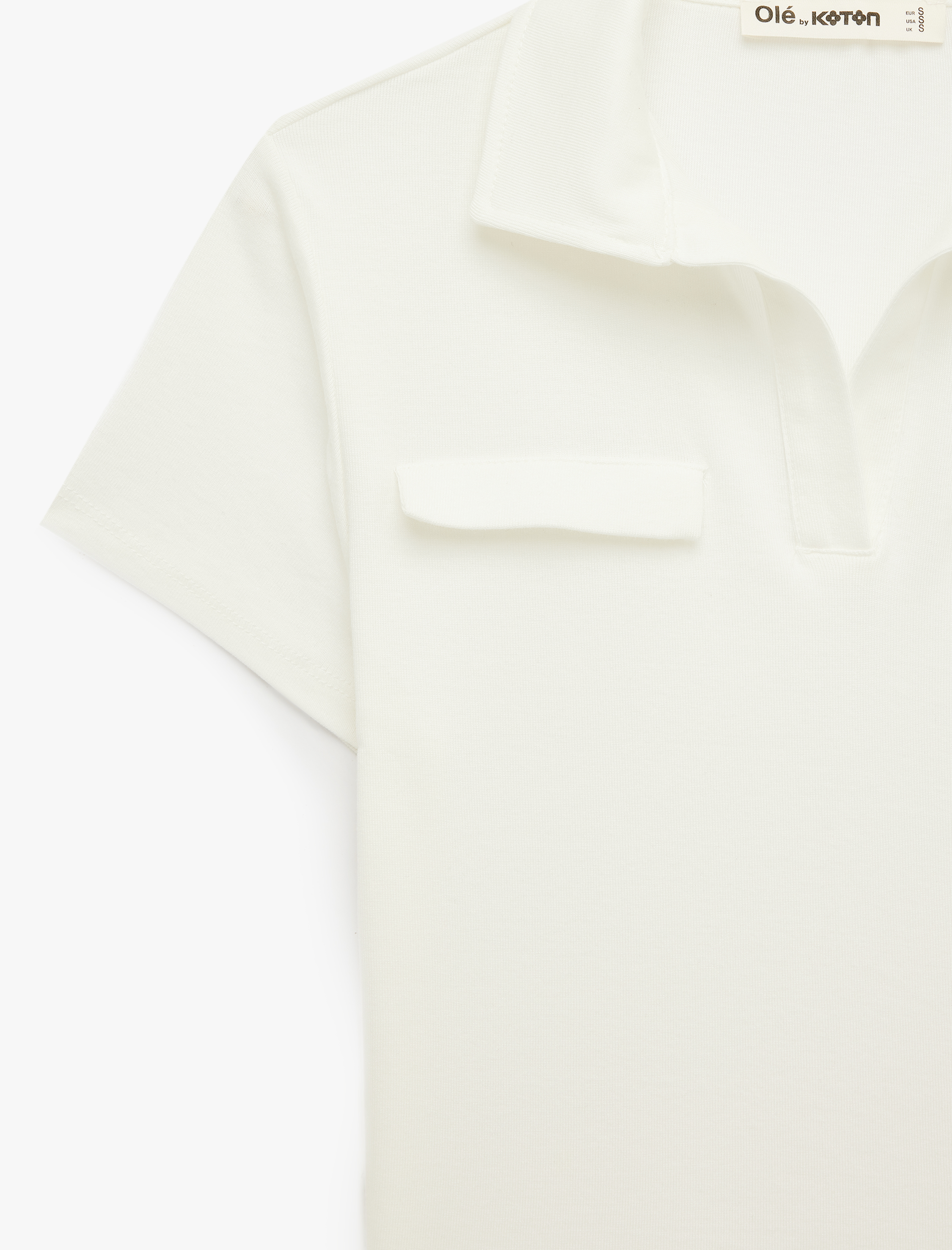   Modal Karışımlı Regular Fit Cep Detaylı Kısa Kollu Polo Yaka Tişört