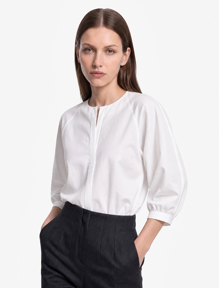  Slim Fit Düz Kısa Paça Viskon Karışımlı Cigarette Pantolon
