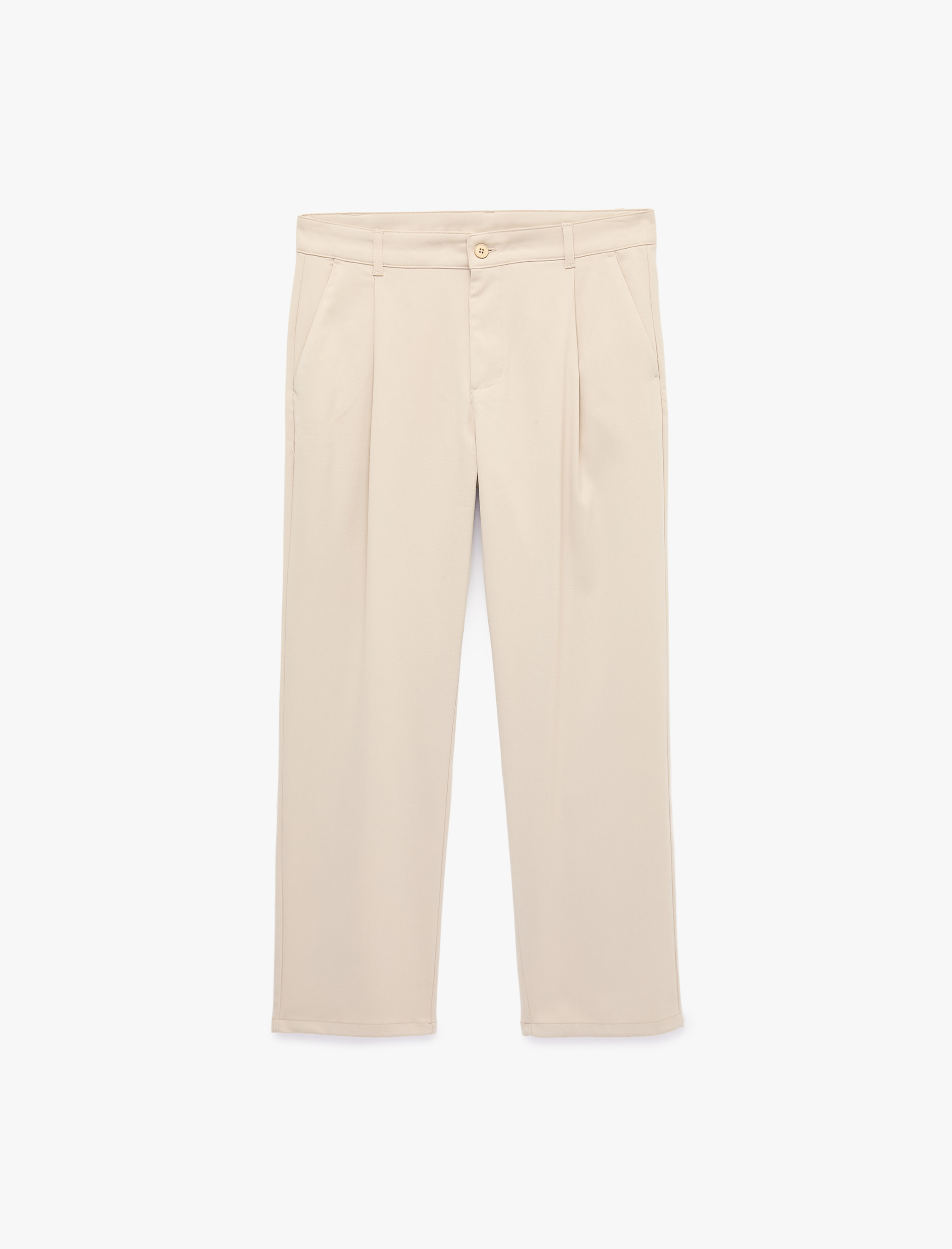   Normal Bel Viskon Karışımlı Kumaş Pantolon