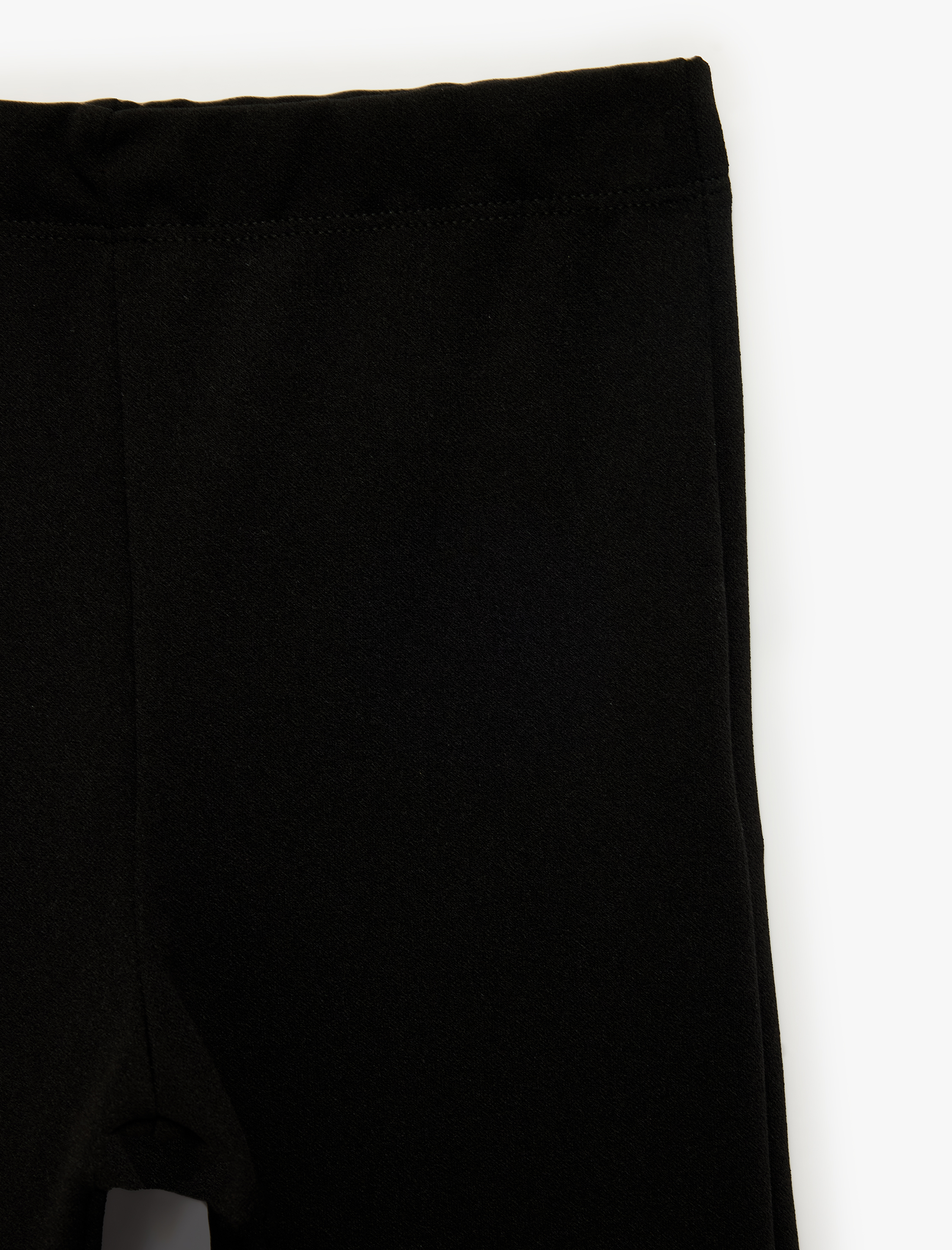  Kız Çocuk Yırtmaç Detaylı Slim Fit İspanyol Paça Tayt