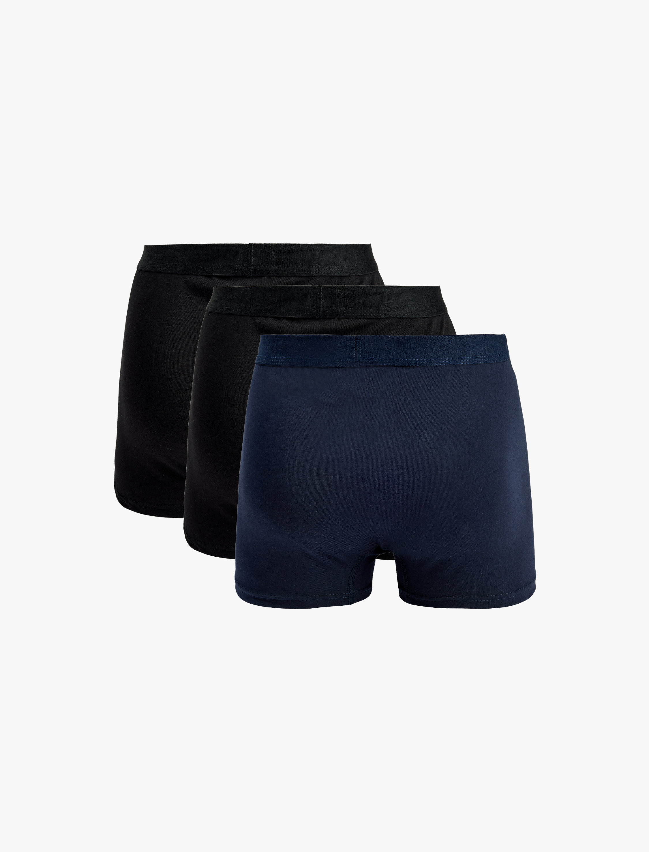   Pamuklu Regular Fit Etiket Detaylı 3’lü Boxer Seti