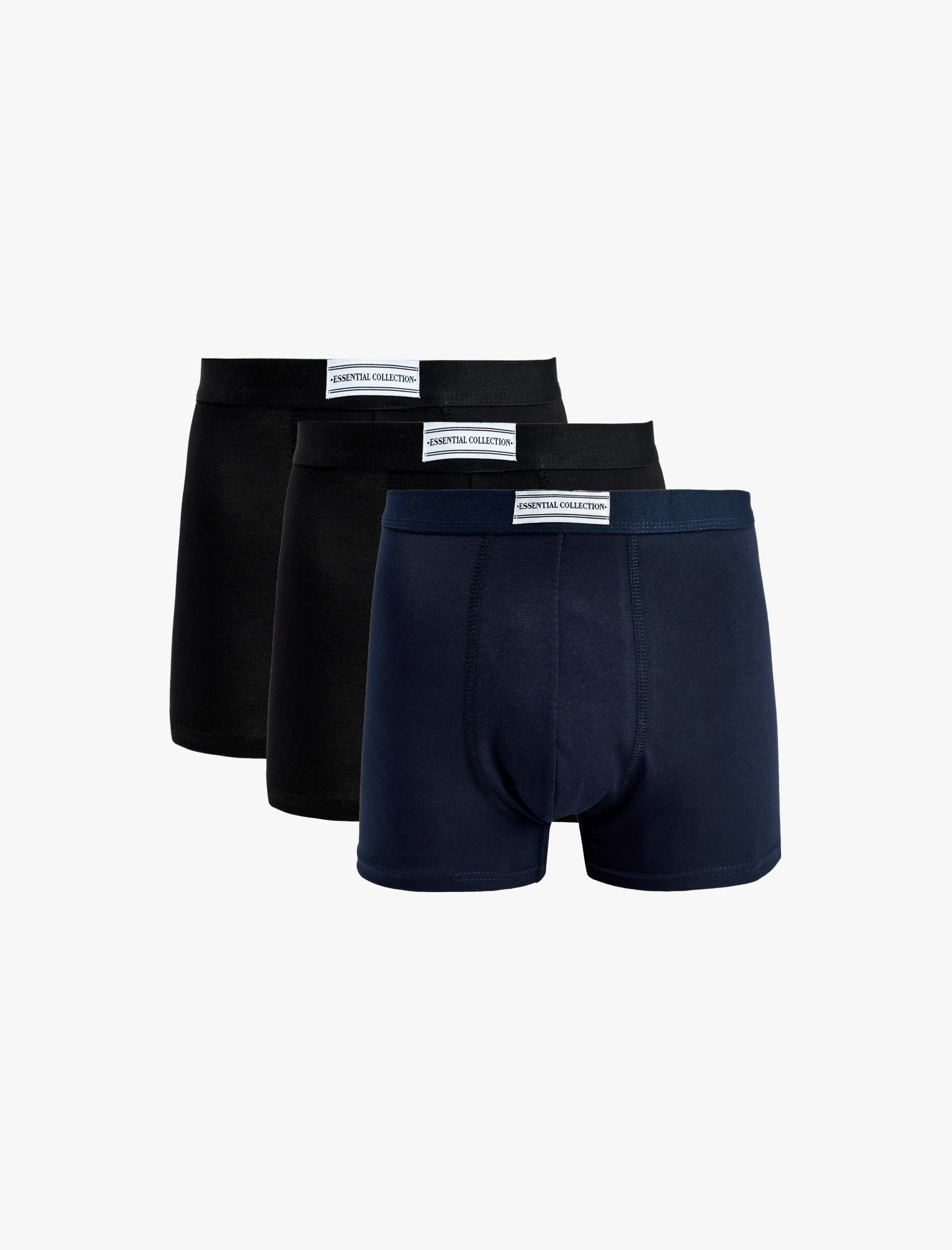   Pamuklu Regular Fit Etiket Detaylı 3’lü Boxer Seti
