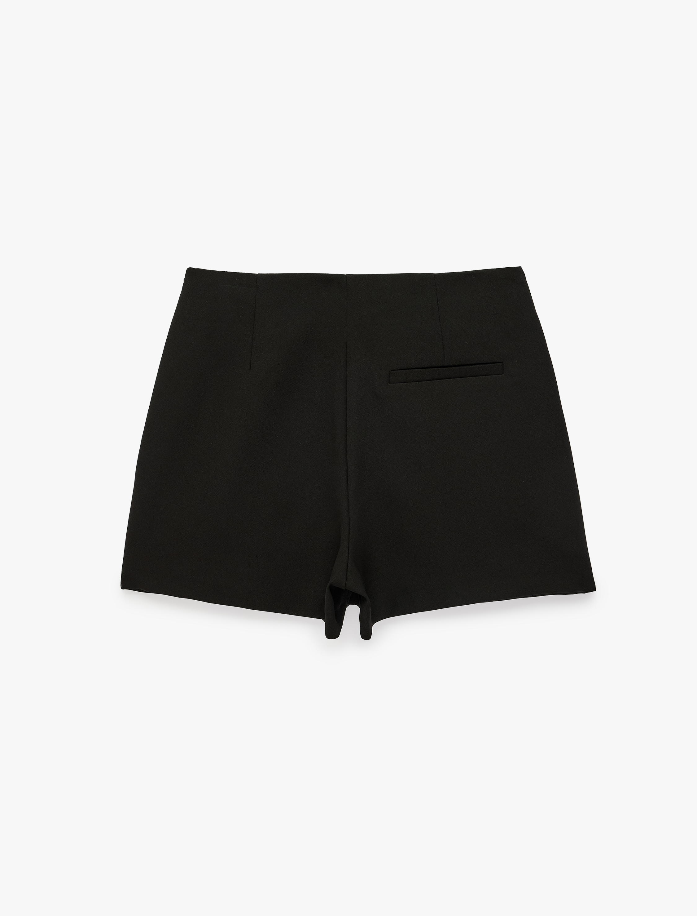   Slim Fit Cep Detaylı Mini Şort Etek