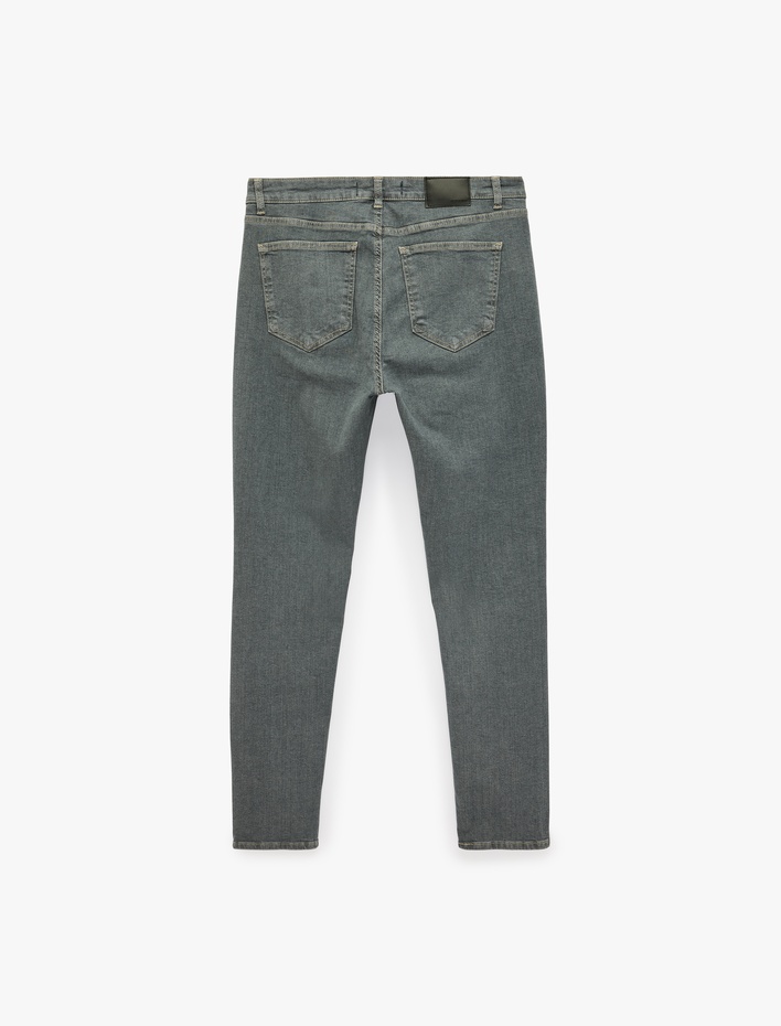  Pamuklu Normal Bel Cepli Skinny  Fit Jean Pantolon - Michael Jean