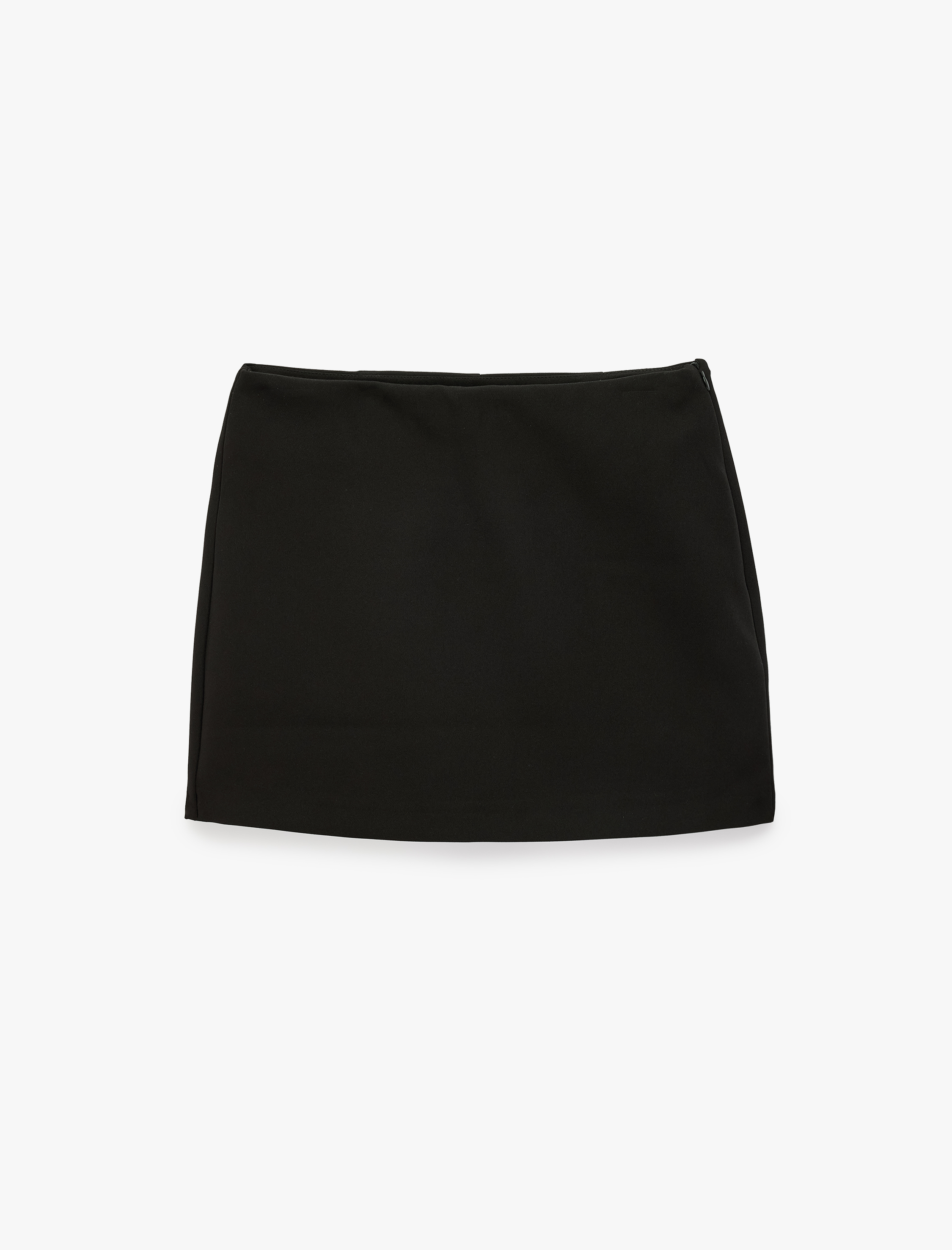   Slim Fit Cep Detaylı Mini Şort Etek