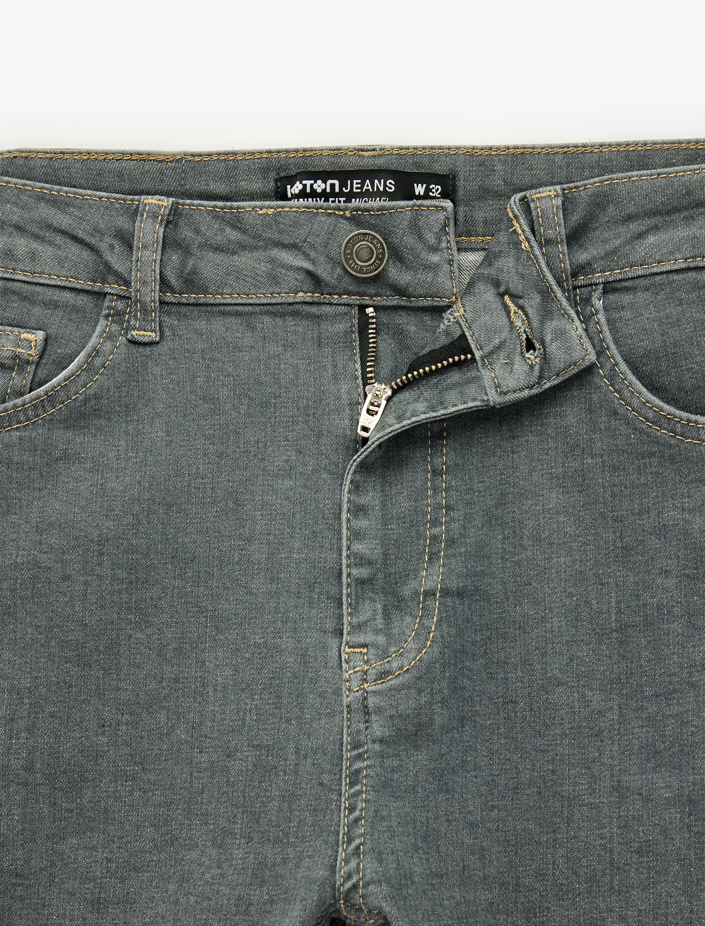   Pamuklu Normal Bel Cepli Skinny  Fit Jean Pantolon - Michael Jean