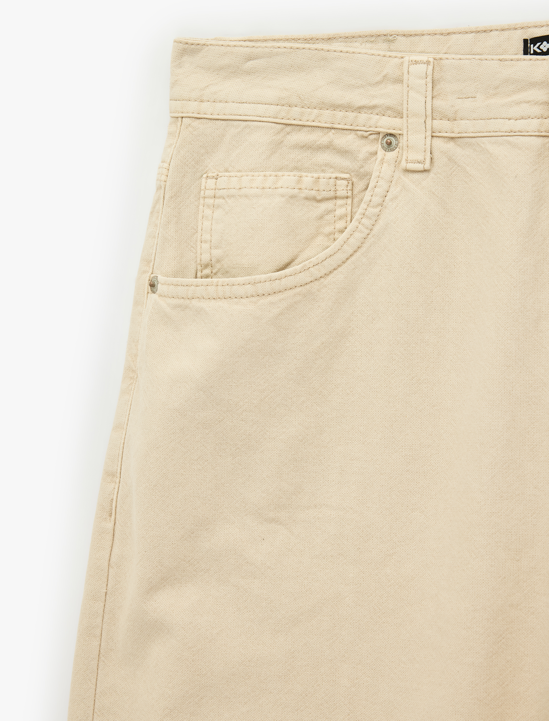   Pamuklu Rahat Kalıp Normal Bel Cepli Barrel Fit Jean Pantolon