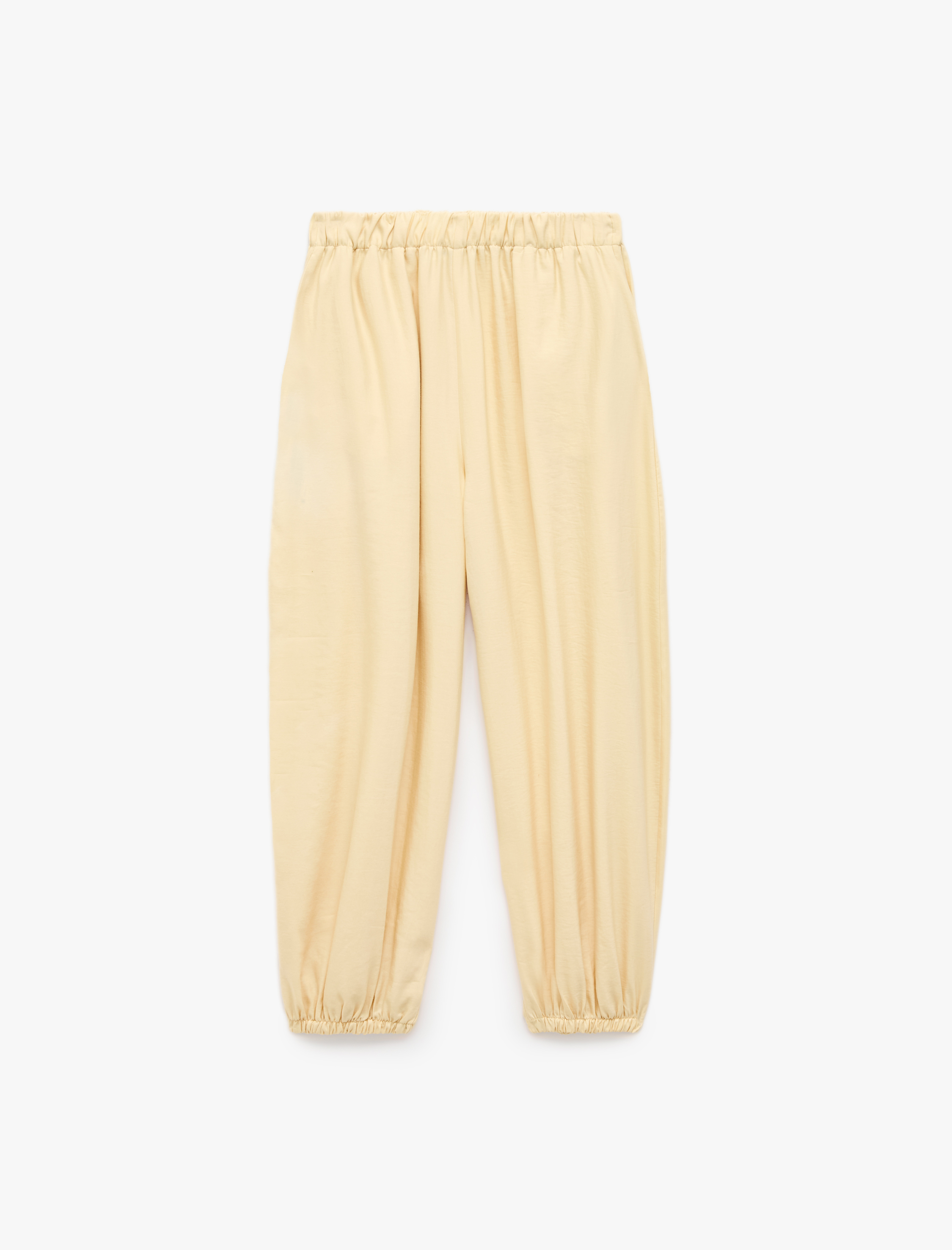   Beli Lastikli Cepli Rahat Kalıp Balon Fit Harem Pantolon