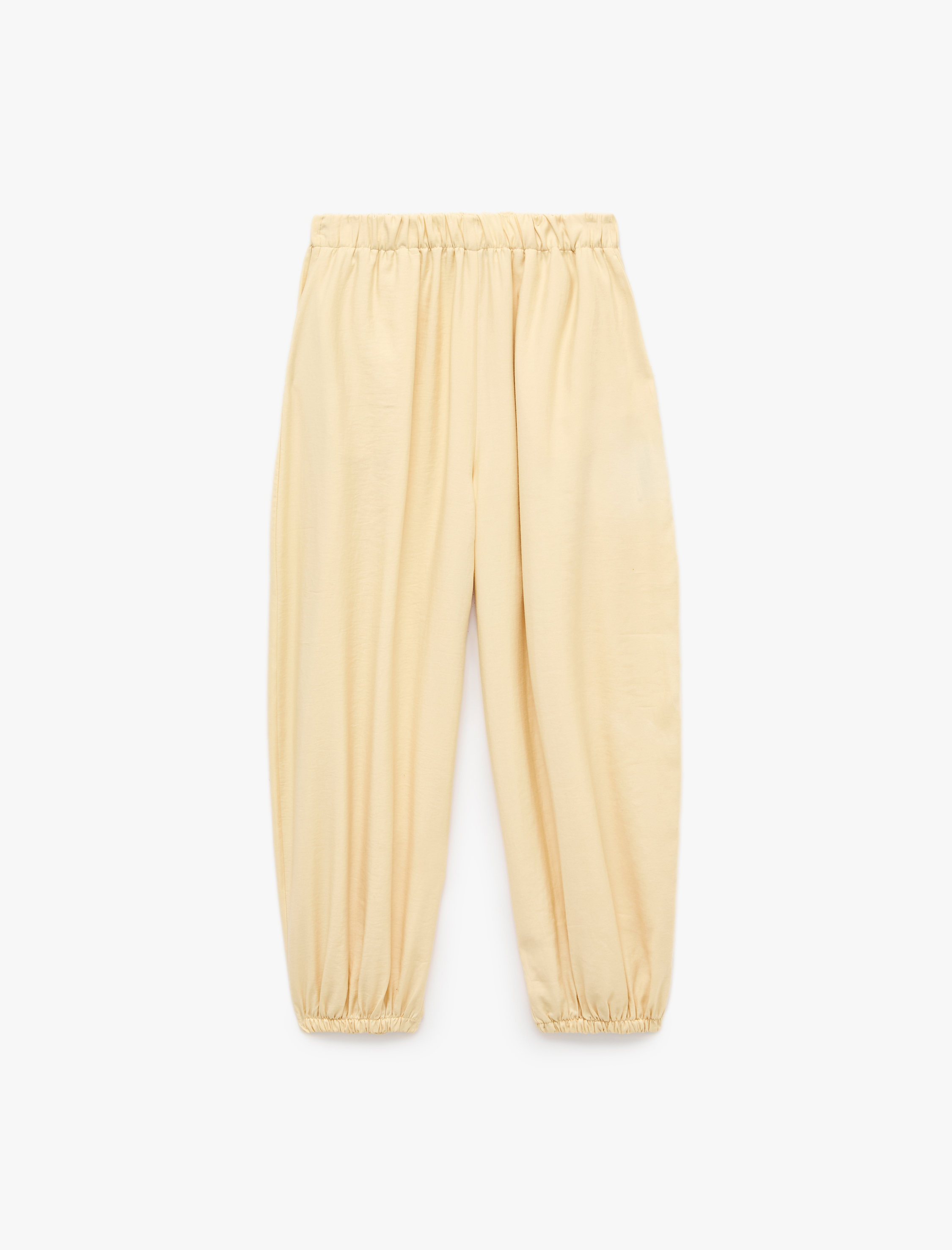   Beli Lastikli Cepli Rahat Kalıp Balon Fit Harem Pantolon
