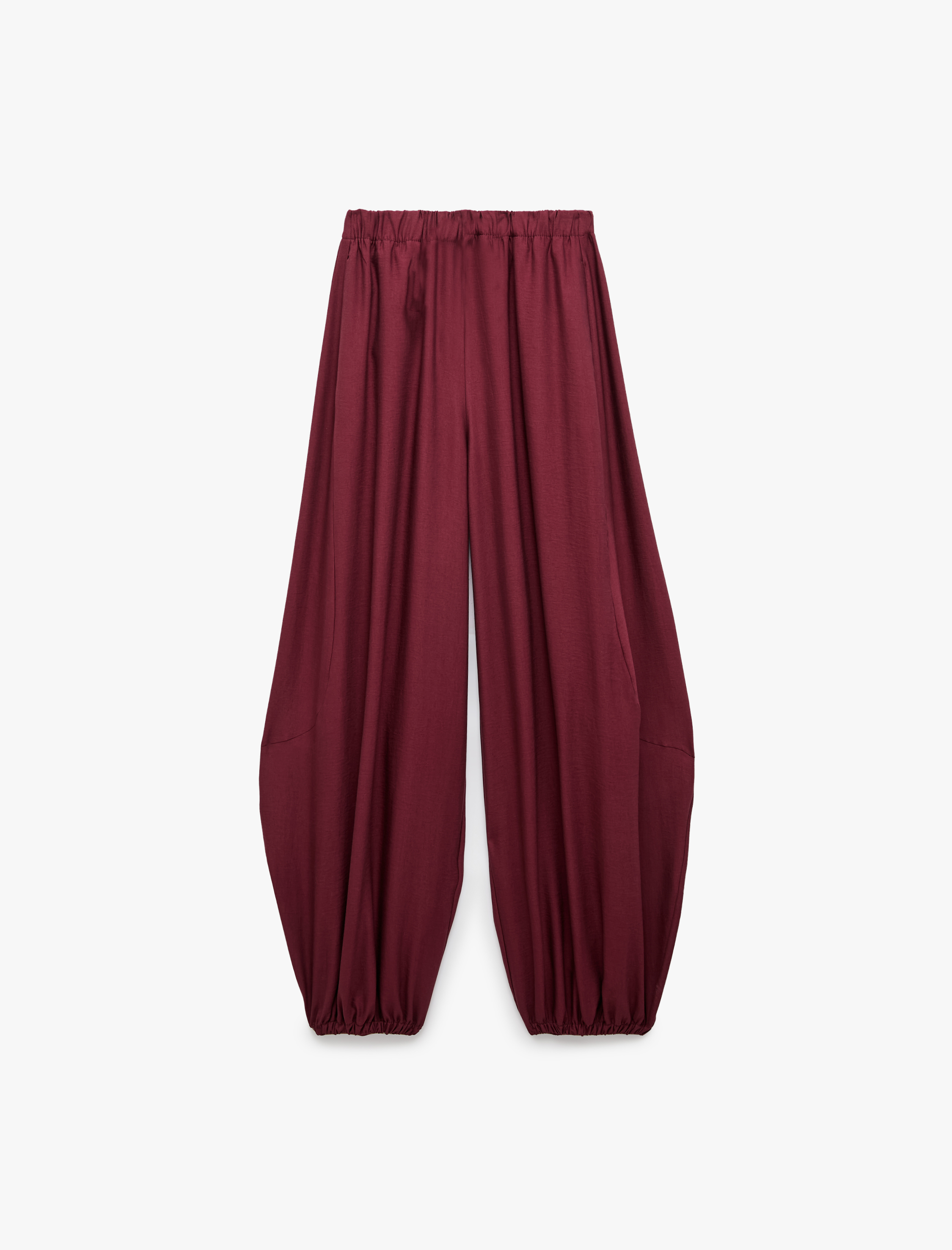   Beli Bağcıklı Cep Detaylı Balon Pantolon