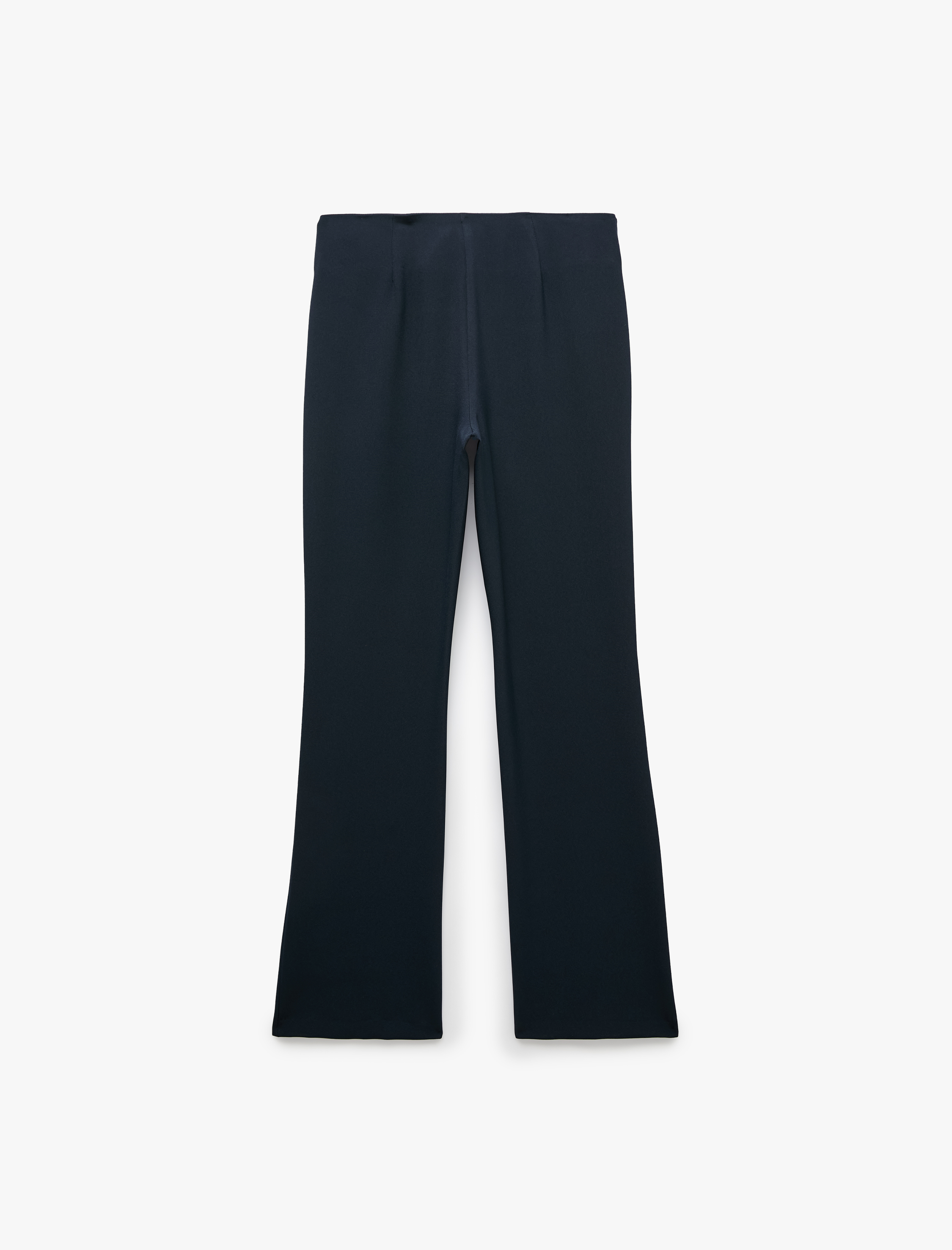   Kemer Detaylı Düşük Bel Slim Fit İspanyol Paça Pantolon