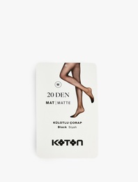 20 Den Mat Külotlu Çorap