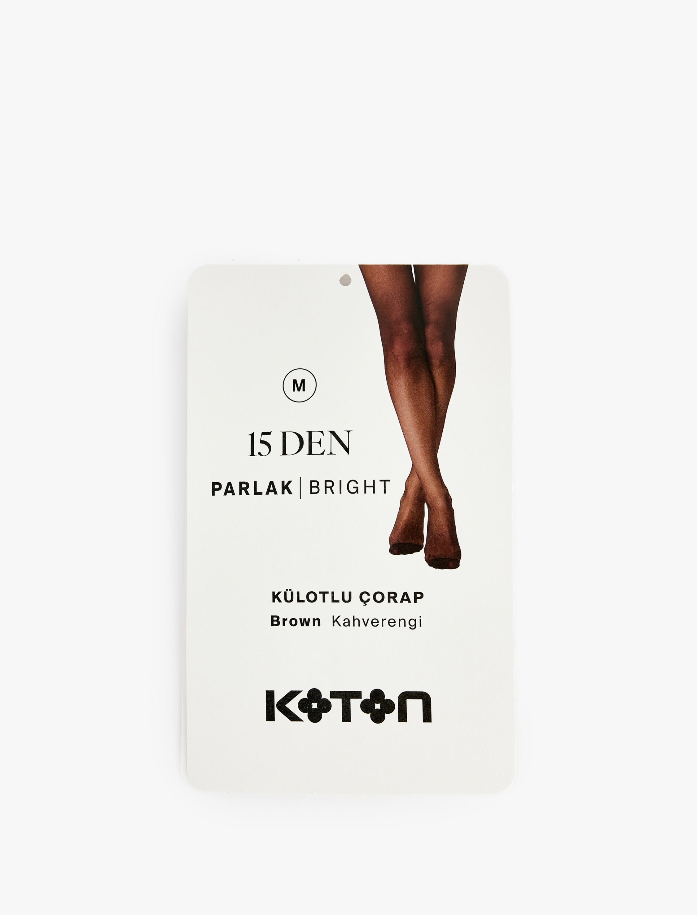  Kadın 15 Den Parlak Külotlu Çorap
