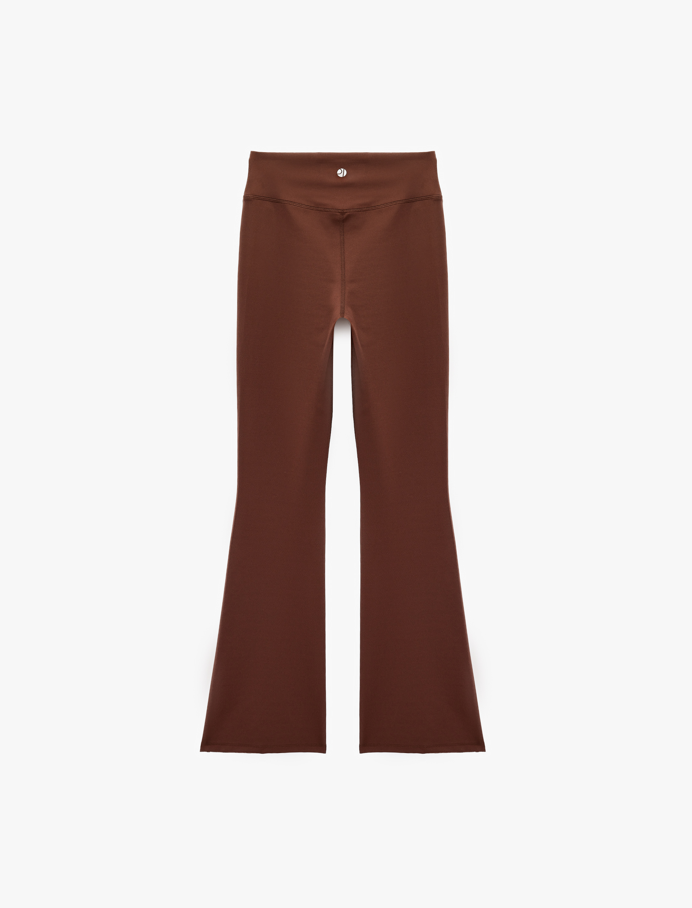   Yüksek Bel Dikiş Detaylı Slim Fit İspanyol Paça Spor Tayt