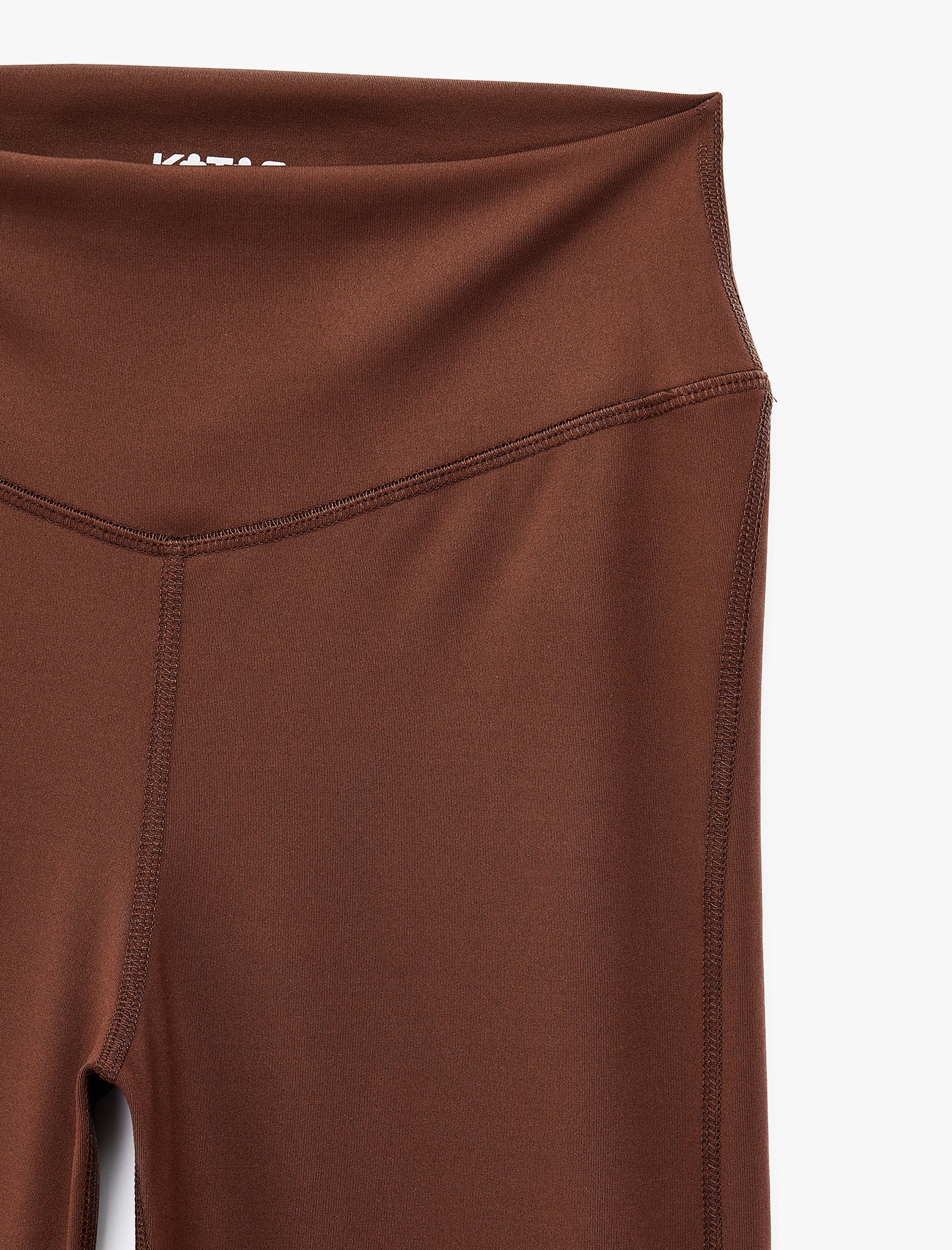   Yüksek Bel Dikiş Detaylı Slim Fit İspanyol Paça Spor Tayt