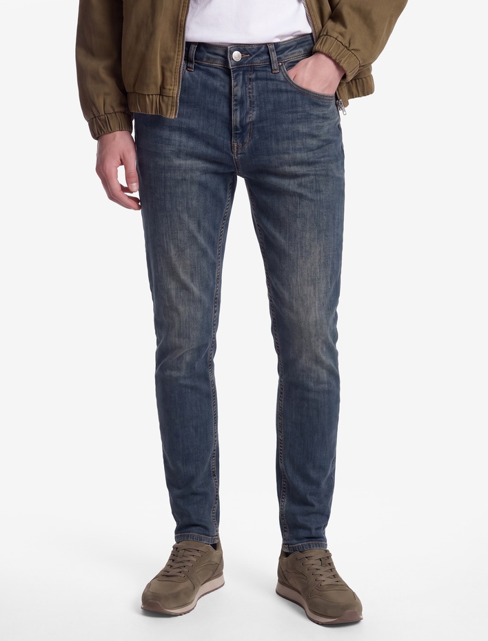  Pamuklu Normal Bel Cepli Skinny Jean Pantolon - Michael Jean