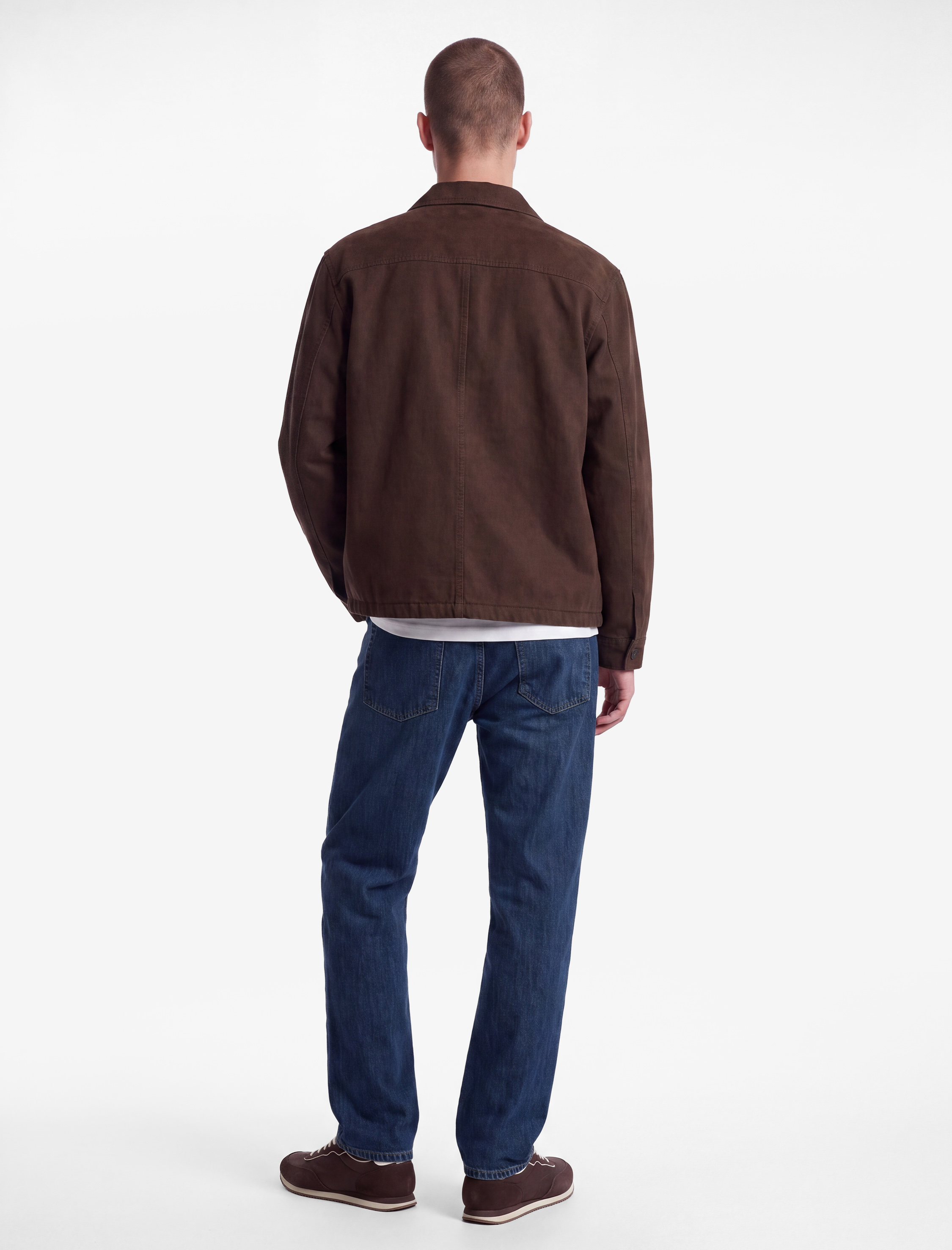   Normal Bel Cepli Pamuklu Rahat Kalıp Vintage Straight Jean Pantolon
