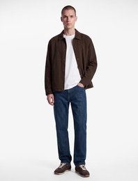 Normal Bel Cepli Pamuklu Rahat Kalıp Vintage Straight Jean Pantolon