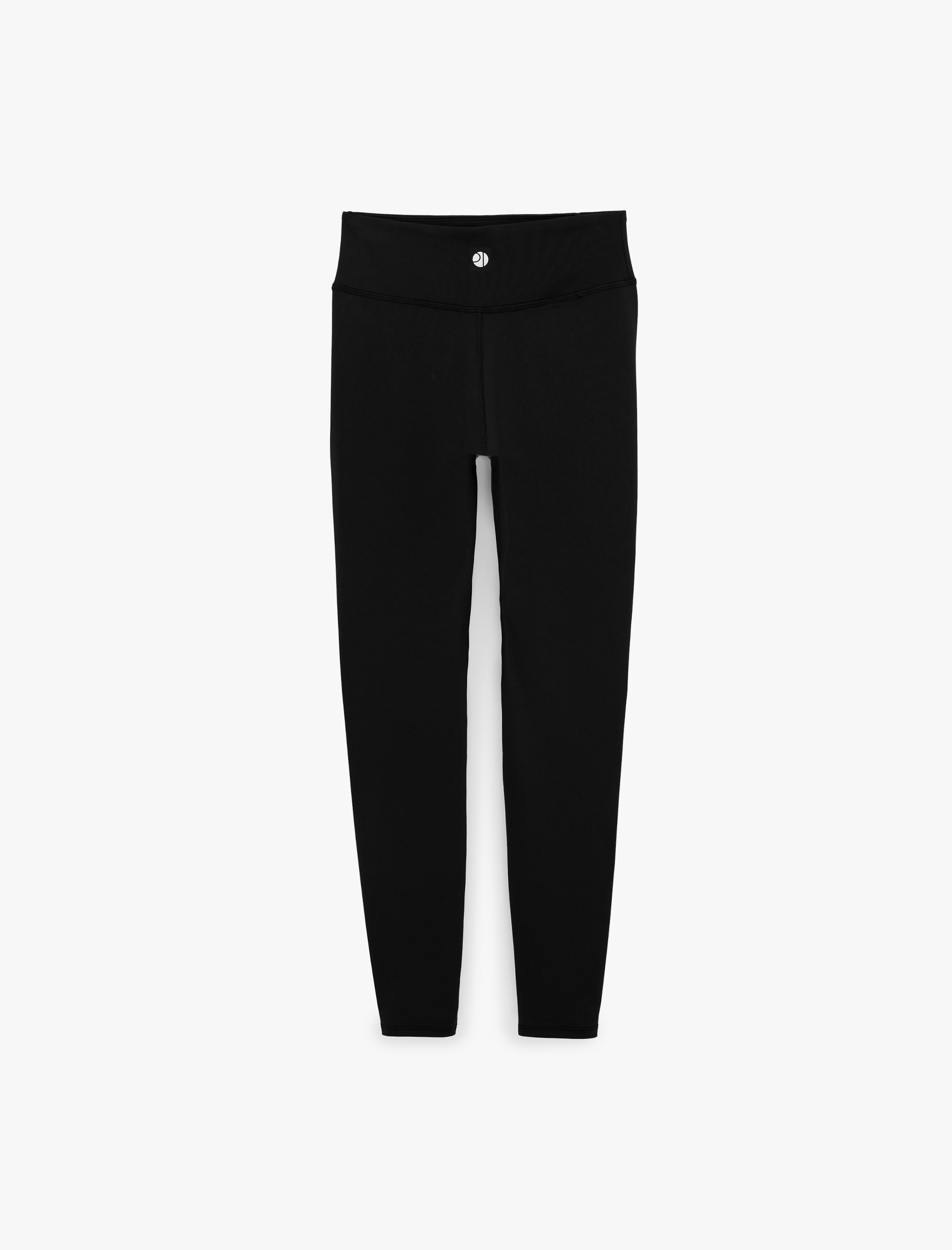   Yüksek Bel Slim Fit Dikiş Detaylı İnterlok Spor Tayt