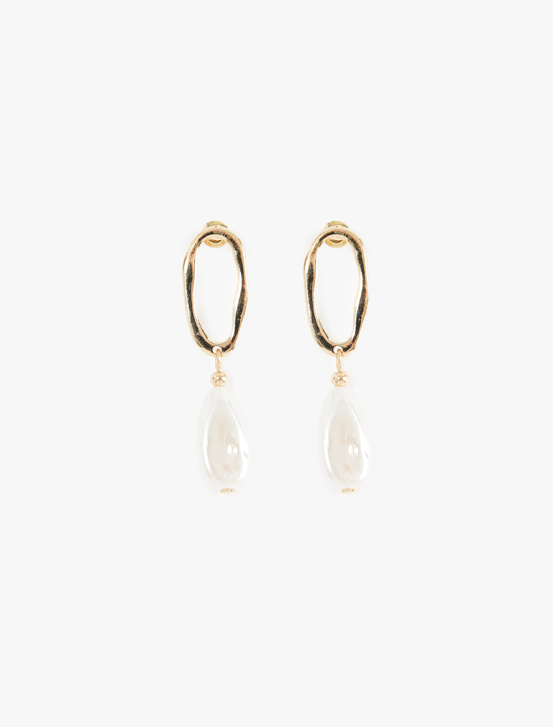 Koton Oval Sallantılı İnci Küpe
