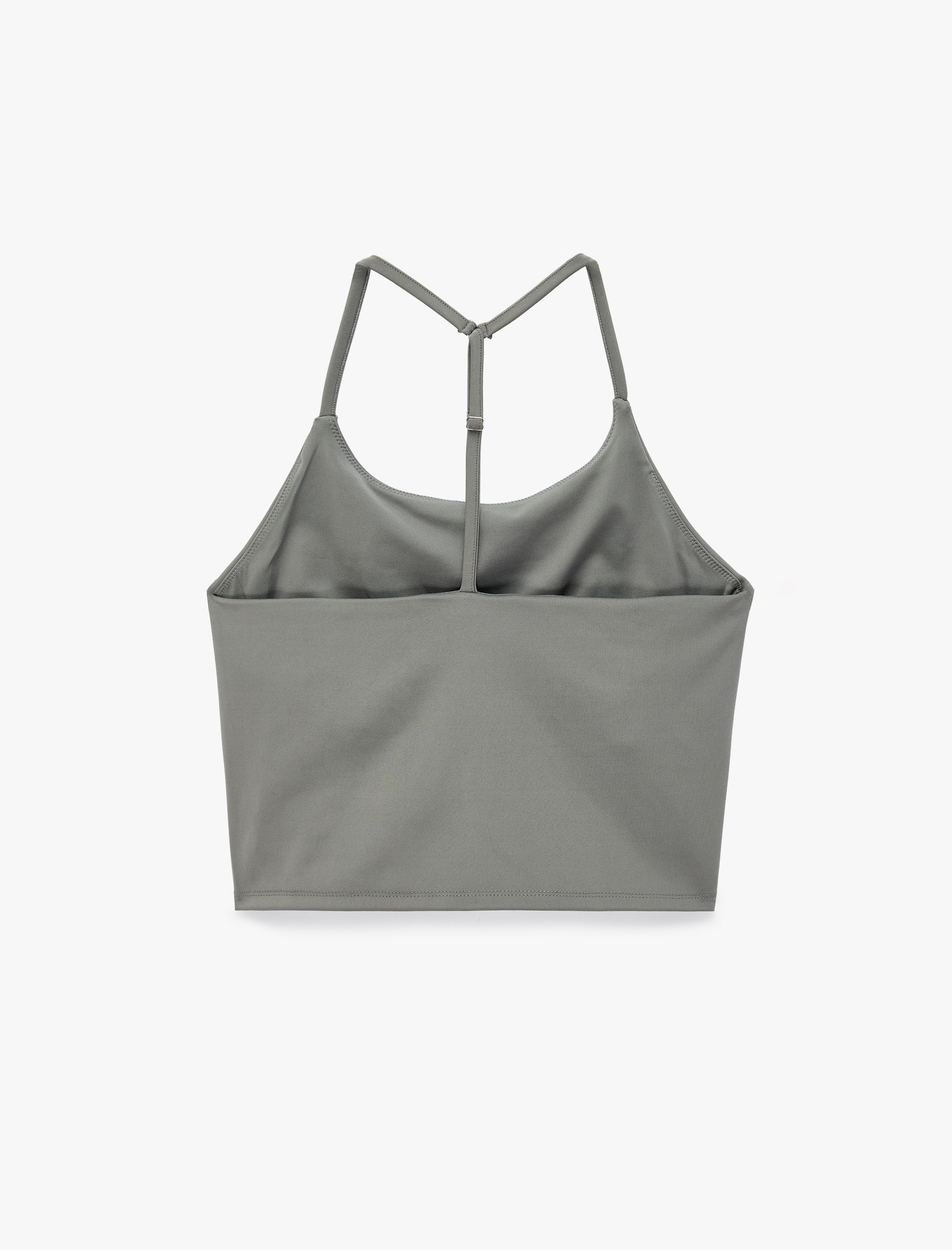   Slim Fit Sırt Detaylı İp Askılı Kolsuz Spor Atlet