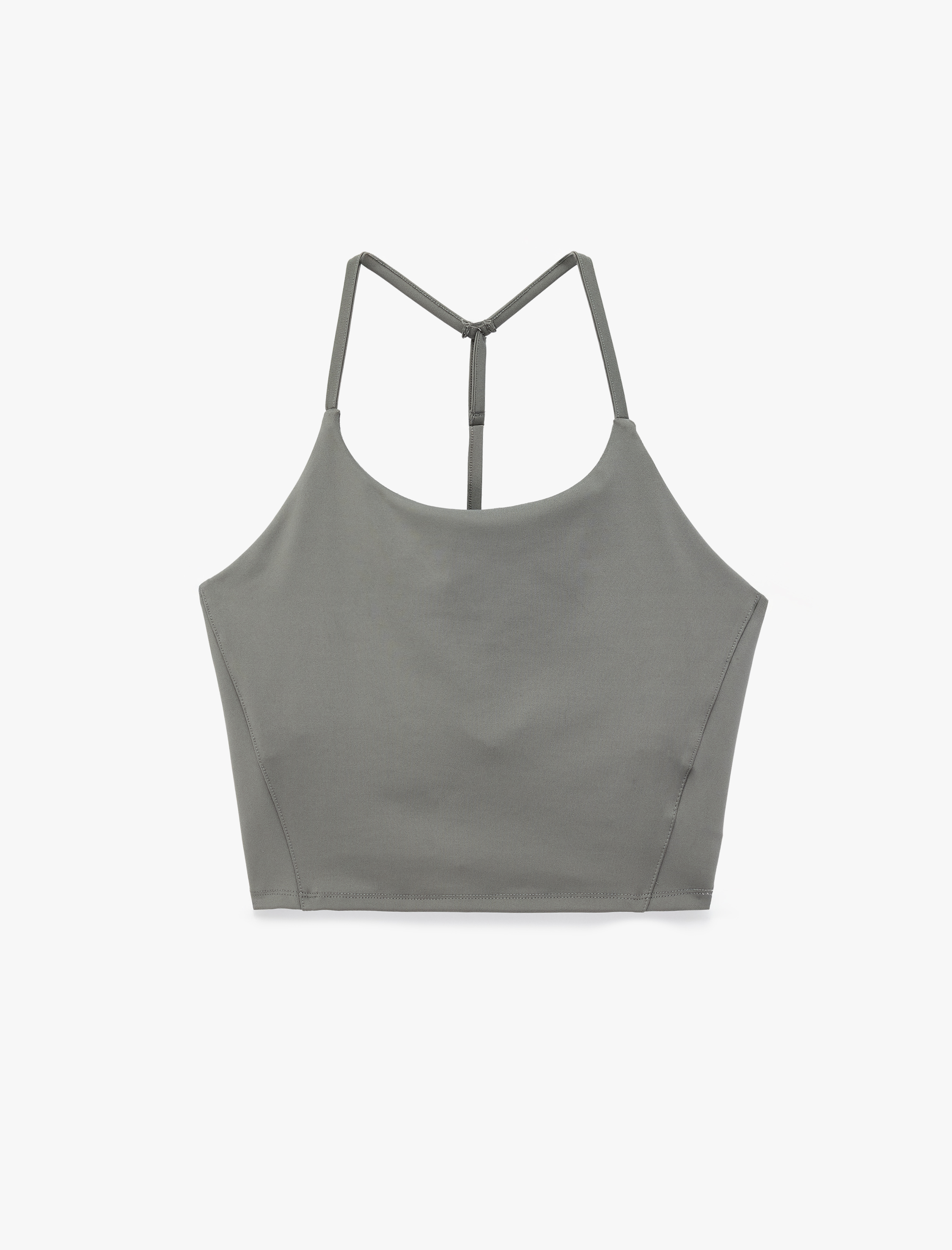   Slim Fit Sırt Detaylı İp Askılı Kolsuz Spor Atlet