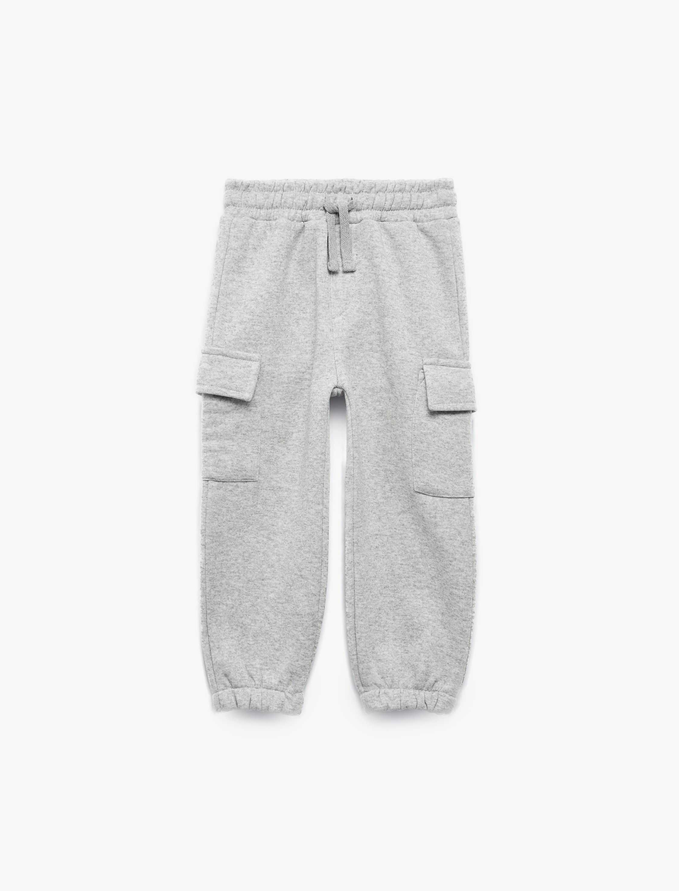  Erkek Bebek Kargo Cep Detaylı Beli Lastikli Şardonlu Jogger Eşofman Altı