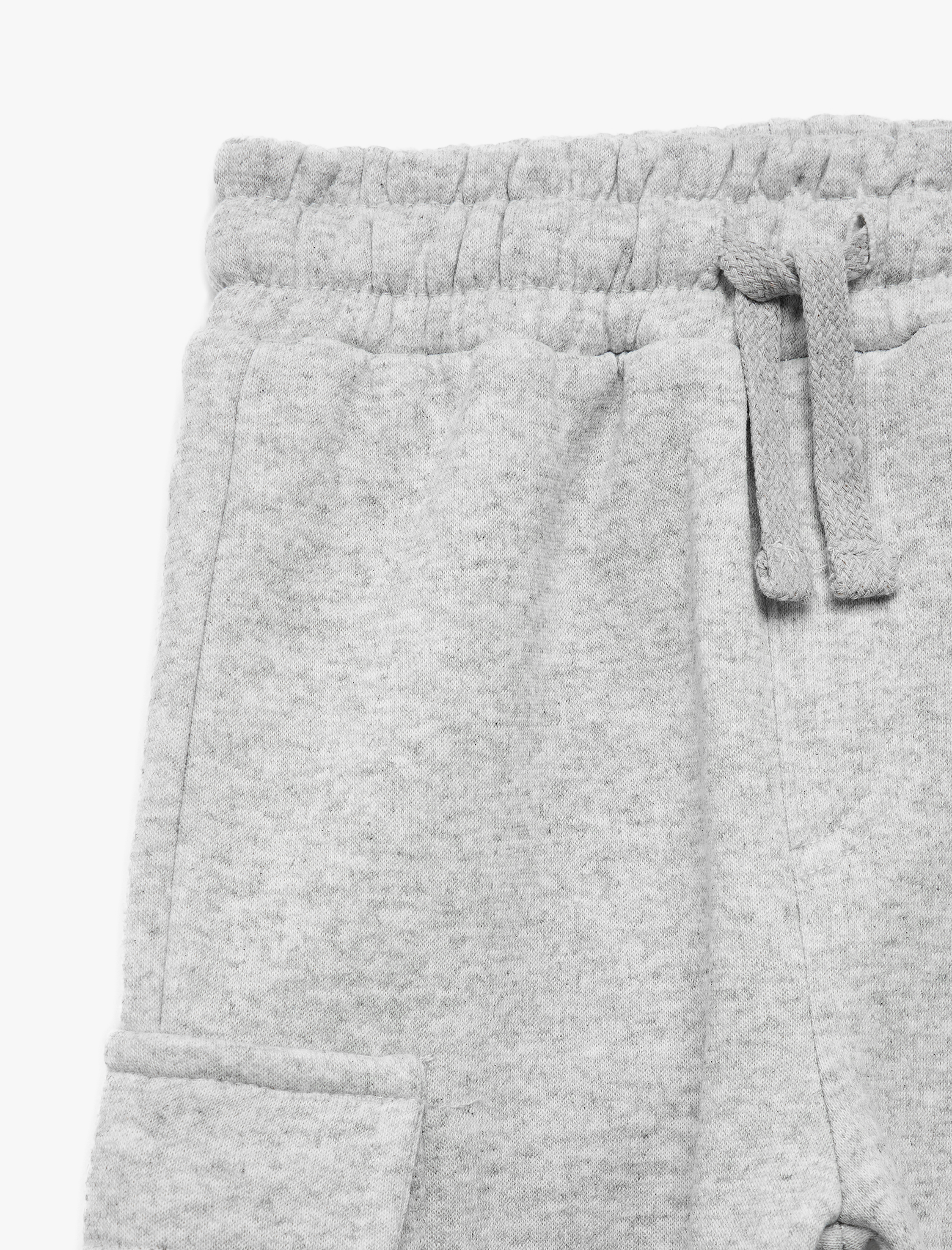  Erkek Bebek Kargo Cep Detaylı Beli Lastikli Şardonlu Jogger Eşofman Altı