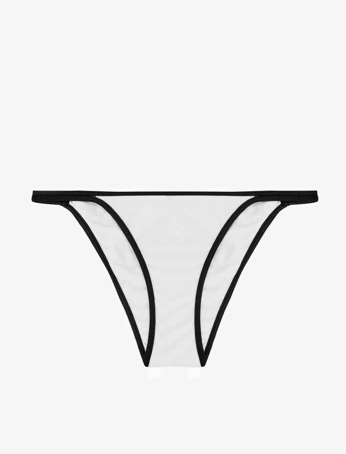  Kontrast Biyeli Normal Bel Bikini Altı