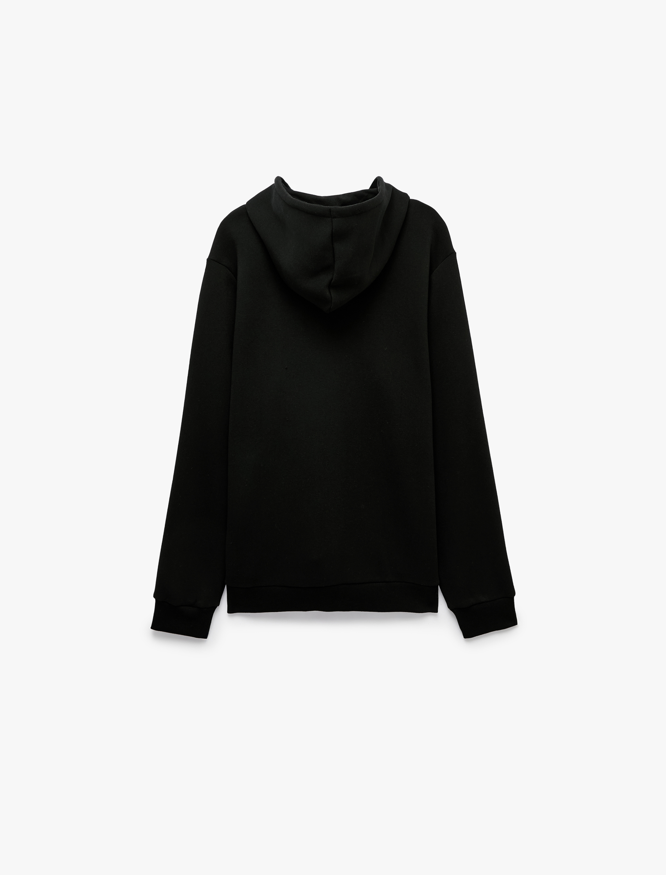   Cepli Şardonlu Oversize Kapşonlu Fermuarlı Spor Sweatshirt