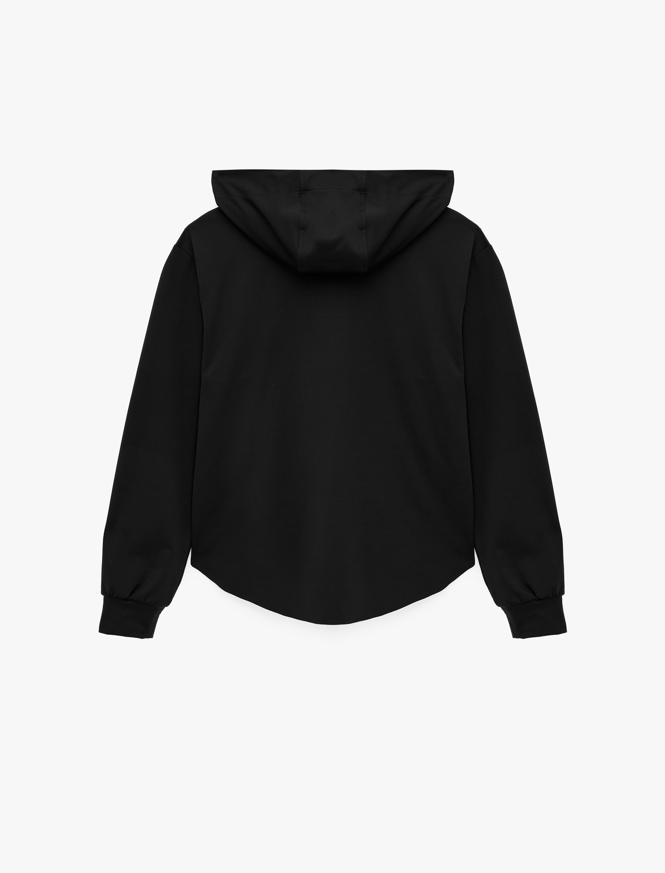   Rahat Kalıp Yarım Fermuarlı Stoperli Kapüşonlu Uzun Kollu Spor Sweatshirt