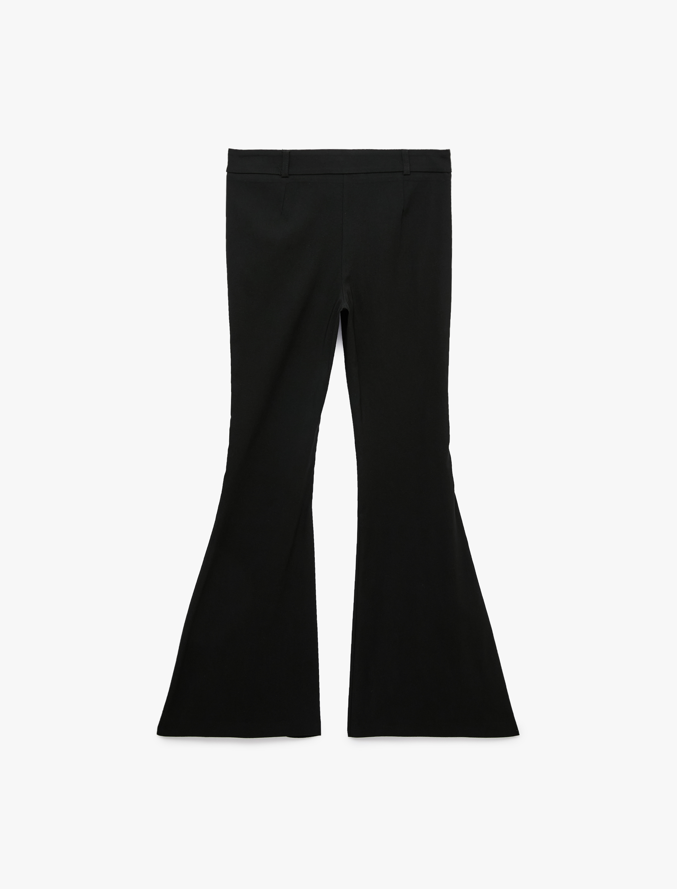   Koton X Melis Ağazat - Slim Fit Viskon Bengalin İspanyol Paça Pantolon