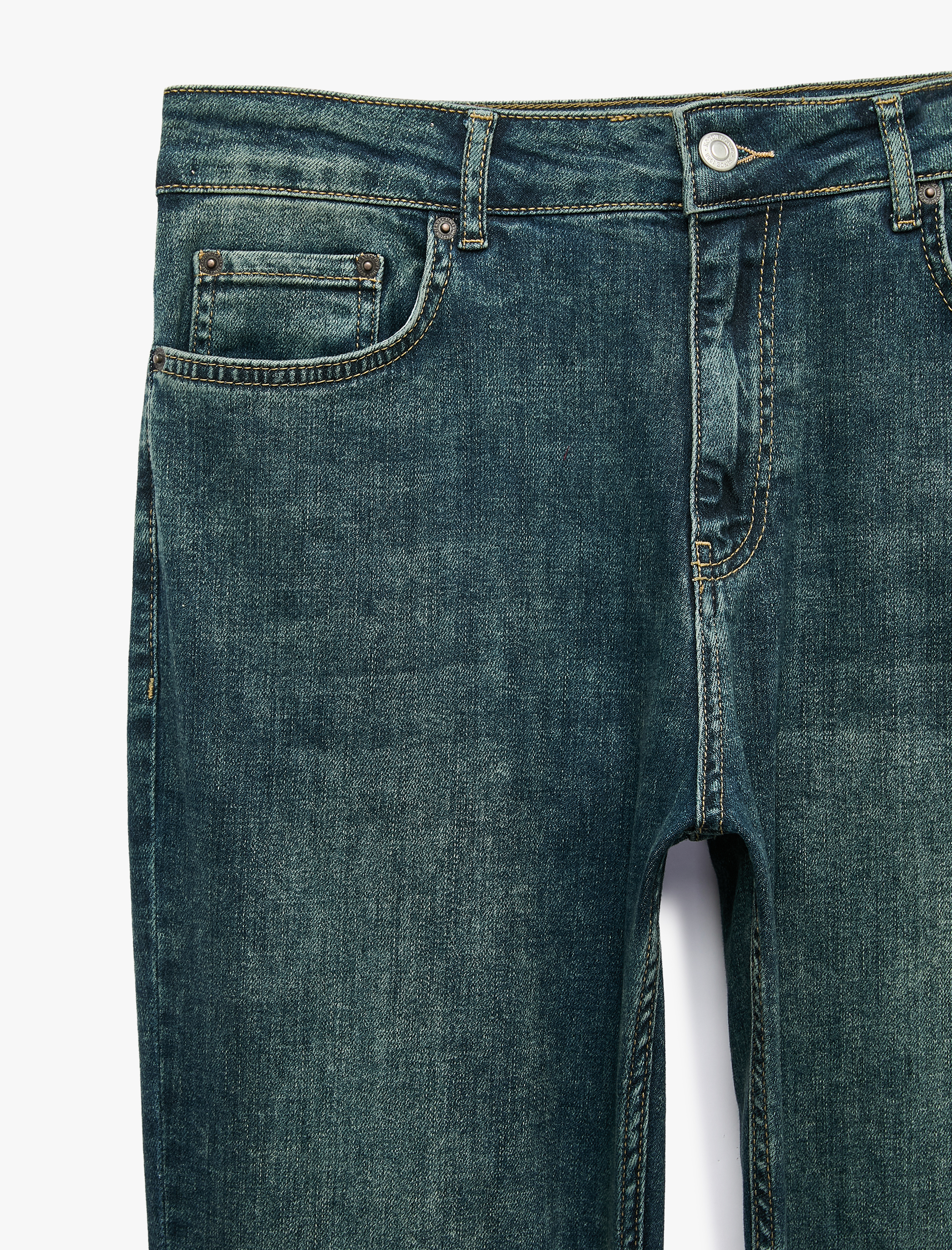   Normal Bel Cepli Pamuklu Tapered Fit Jean Pantolon - Joe Jean
