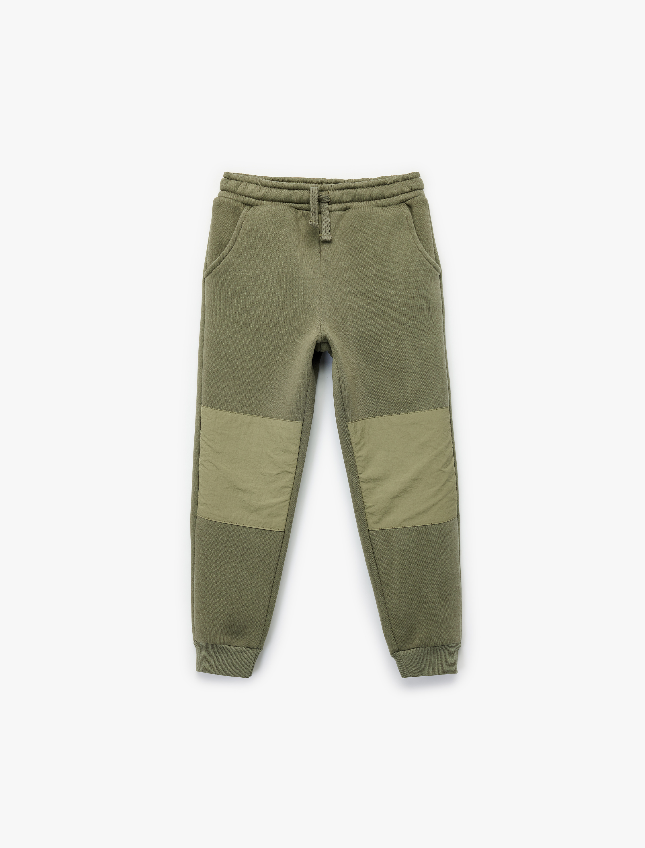  Erkek Çocuk Cep Detaylı Beli Bağlamalı Şardonlu Basic Jogger Eşofman Altı