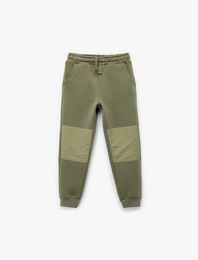 Cep Detaylı Beli Bağlamalı Şardonlu Basic Jogger Eşofman Altı