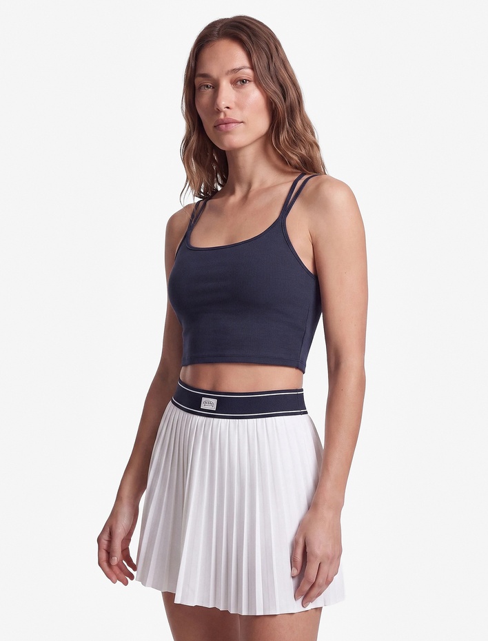  Çapraz Askılı Slim Fit Spor Bluz