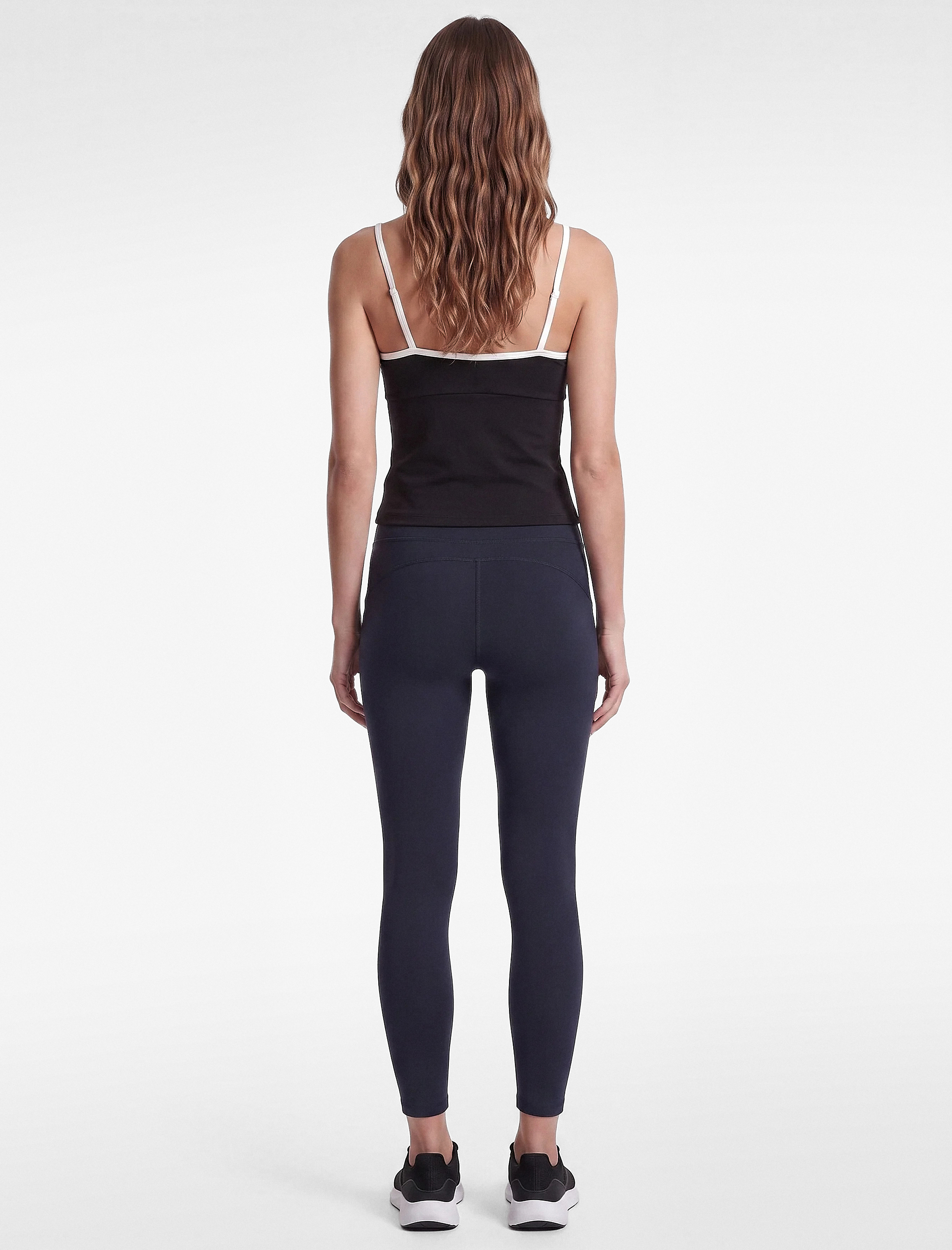   Slim Fit Dikiş Detaylı Yüksek Bel Spor Tayt