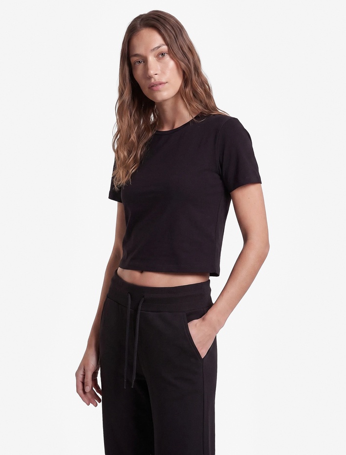 Slim Fit Kısa Kollu Pamuklu Bisiklet Yaka Spor Tişört