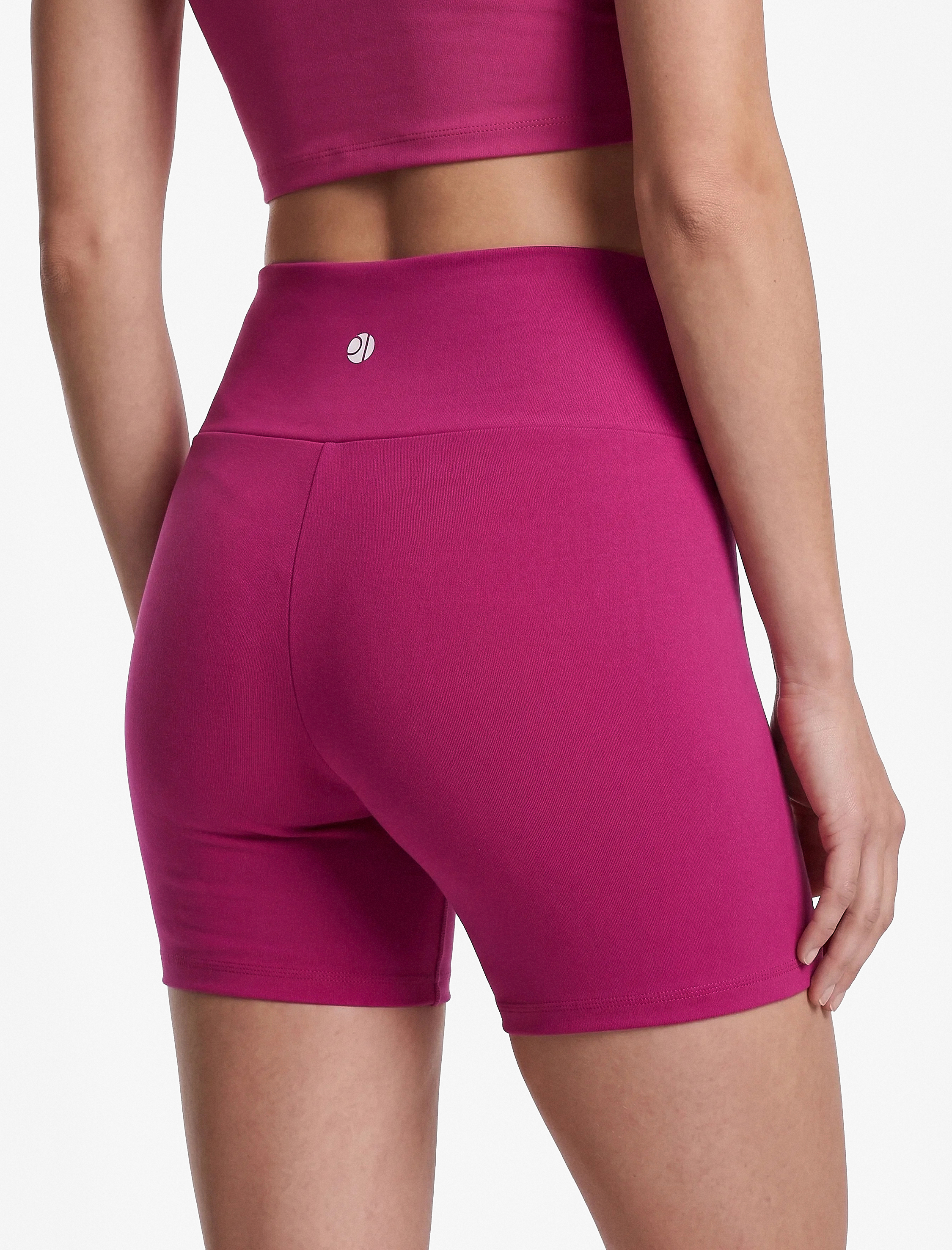   Yüksek Bel Slim Fit Spor Biker Tayt