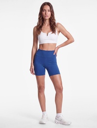 Yüksek Bel Slim Fit Spor Biker Tayt