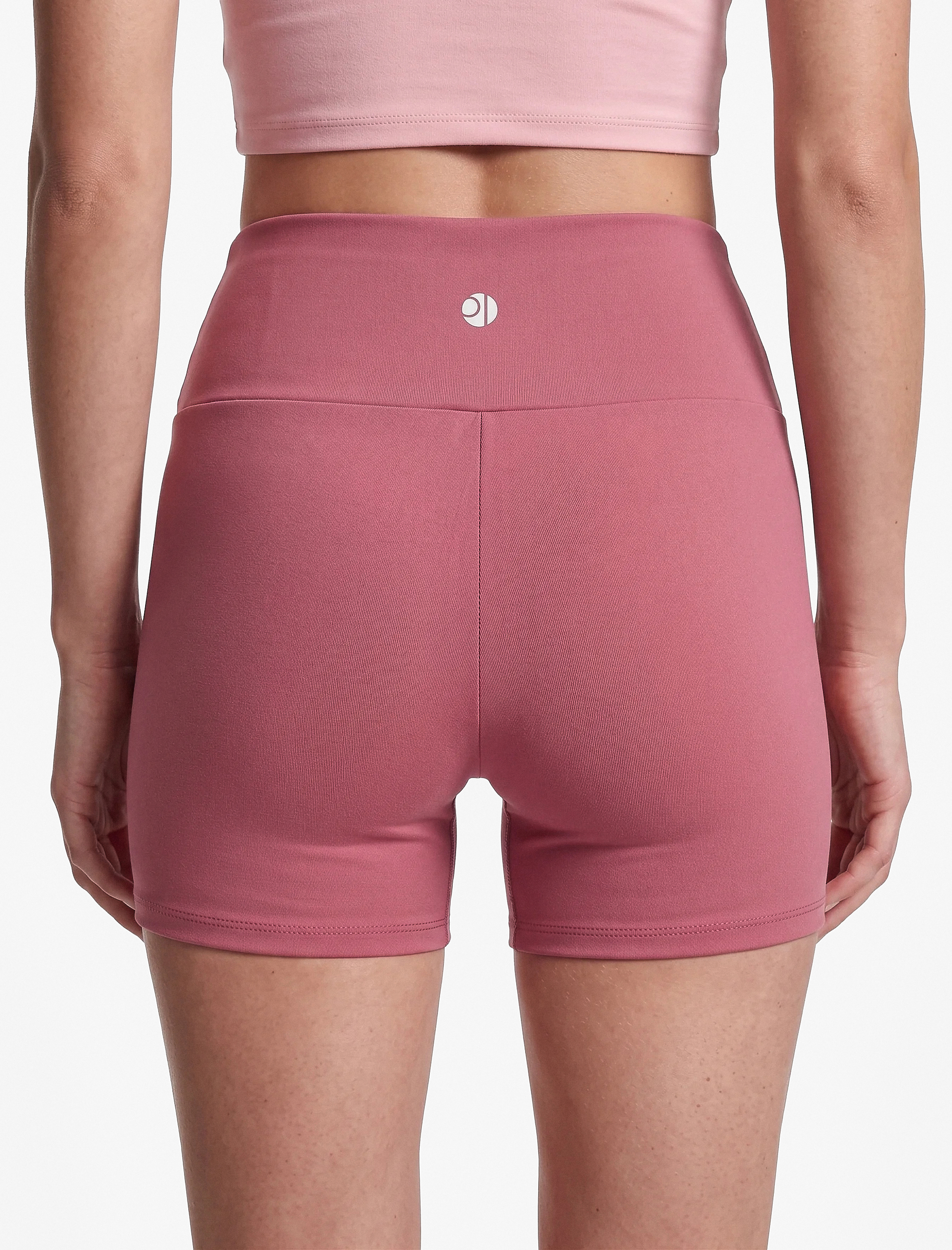   Yüksek Bel Slim Fit Spor Biker Tayt