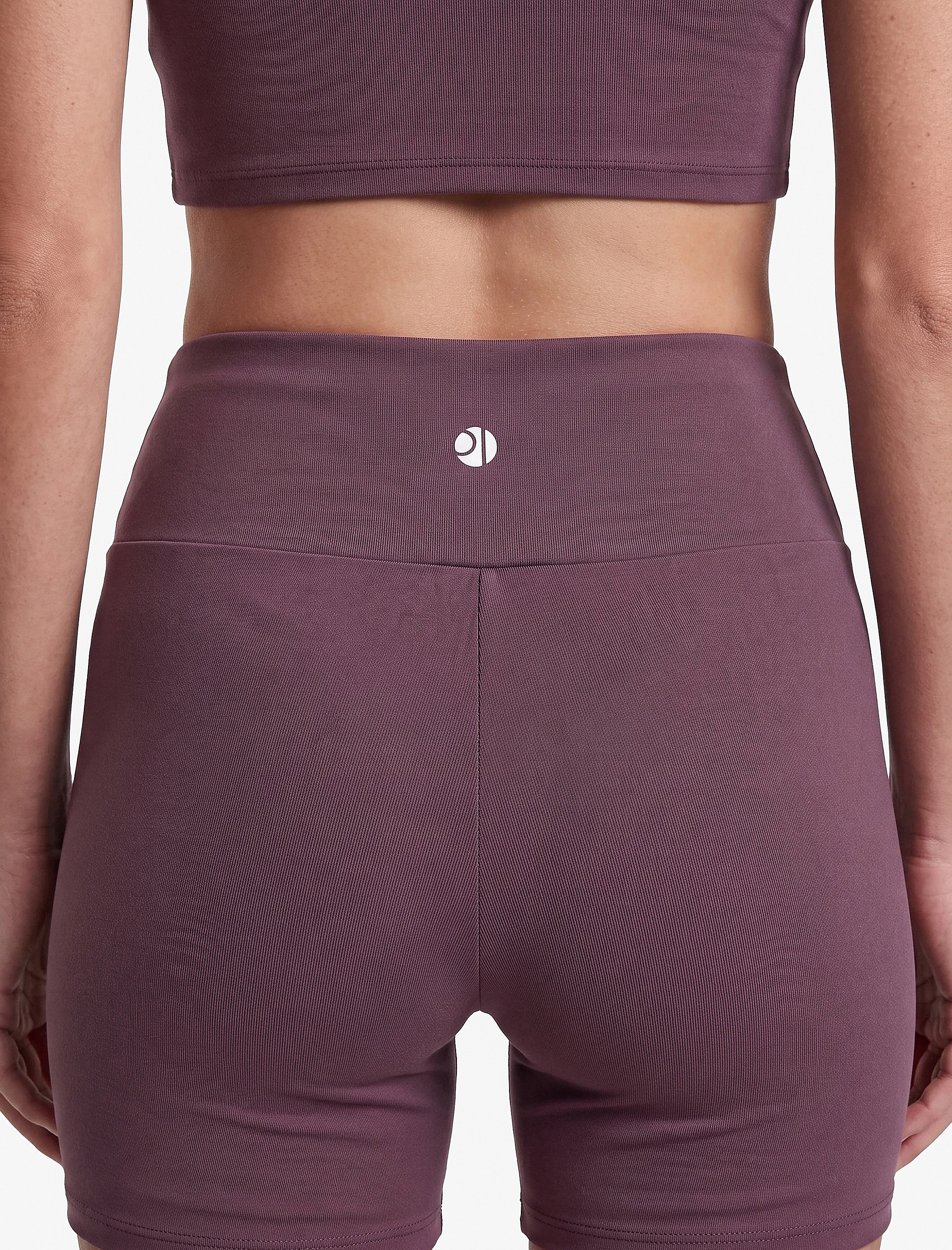   Yüksek Bel Slim Fit Spor Biker Tayt